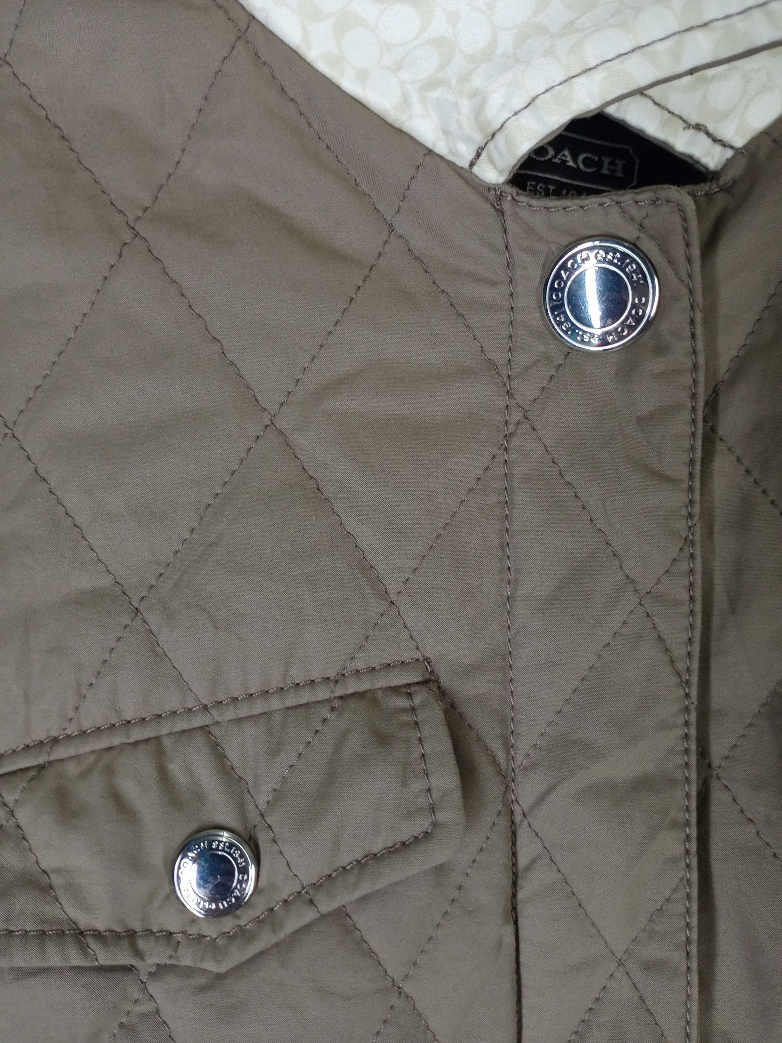 Coach Coach Monogram Quilted Long Jacket Size US XS / EU 42 / 0 - 14 Thumbnail