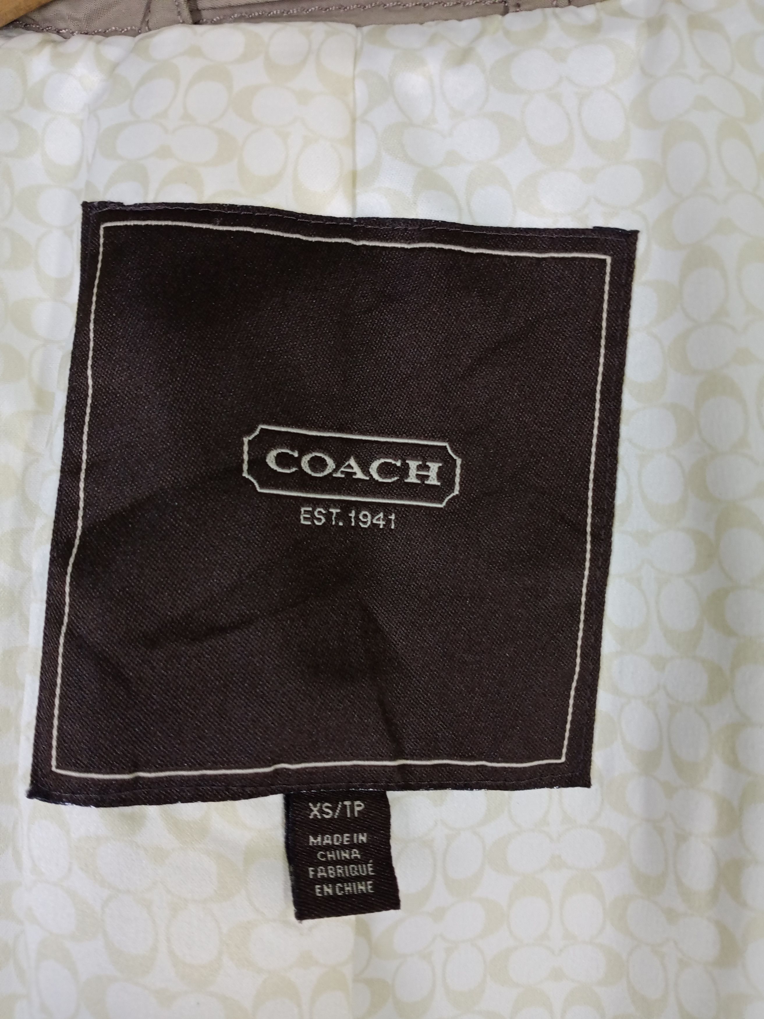 Coach Coach Monogram Quilted Long Jacket Size US XS / EU 42 / 0 - 6 Thumbnail