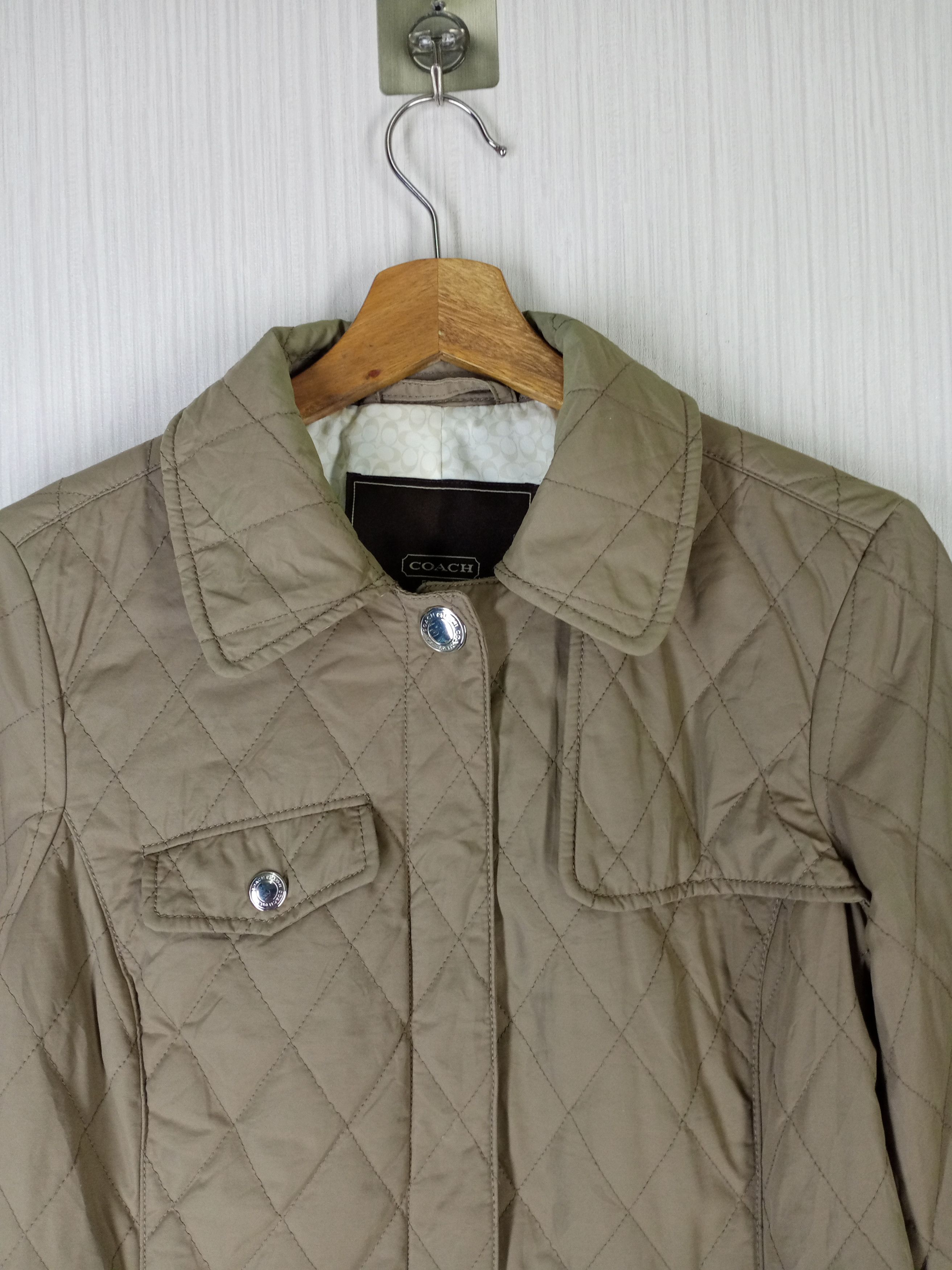 Coach Coach Monogram Quilted Long Jacket Size US XS / EU 42 / 0 - 10 Thumbnail
