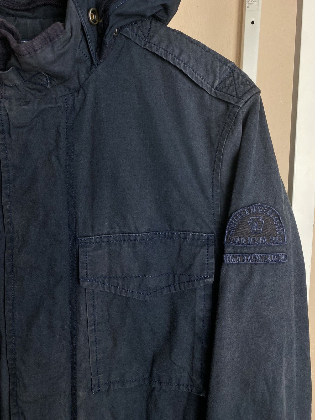 Vintage VINTAGE Polo Ralph Lauren M-65Style Utility Jacket Navy Blue Size M / US 6-8 / IT 42-44 - 3 Thumbnail