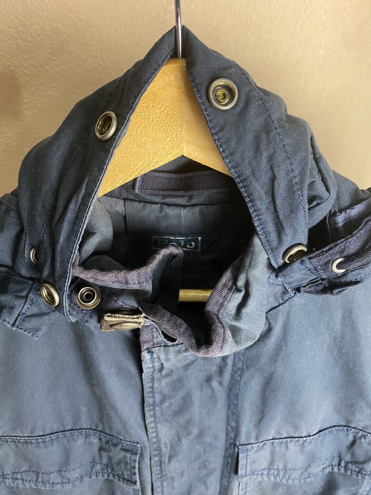 Vintage VINTAGE Polo Ralph Lauren M-65Style Utility Jacket Navy Blue Size M / US 6-8 / IT 42-44 - 8 Thumbnail