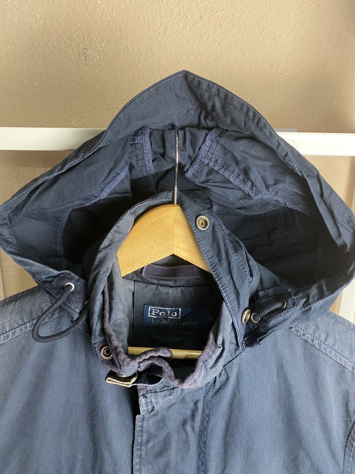 Vintage VINTAGE Polo Ralph Lauren M-65Style Utility Jacket Navy Blue Size M / US 6-8 / IT 42-44 - 6 Thumbnail
