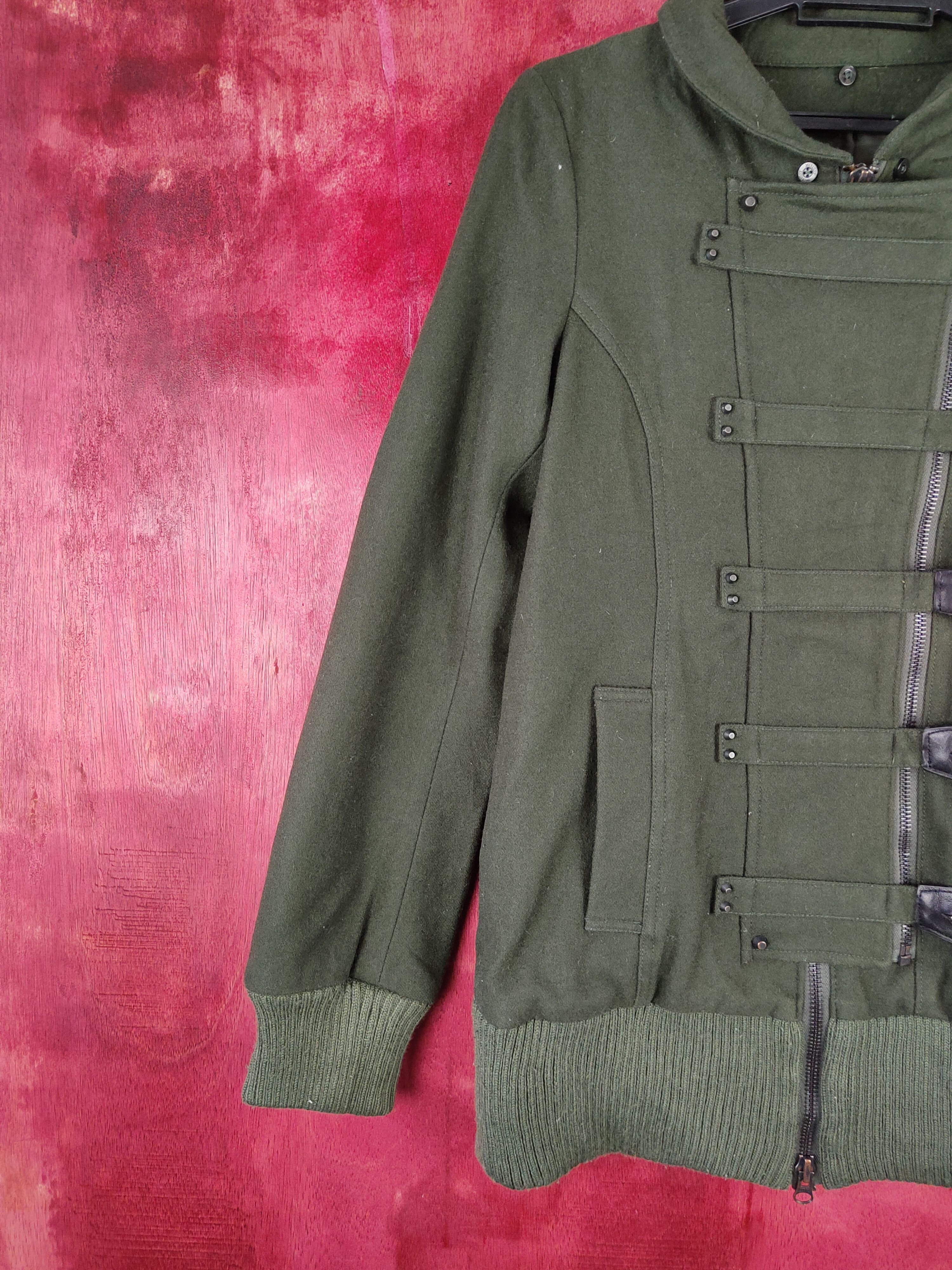 Japanese Brand Moussy Dark Green Sweater seditionaries #4346 Size US S / EU 44-46 / 1 - 5 Thumbnail