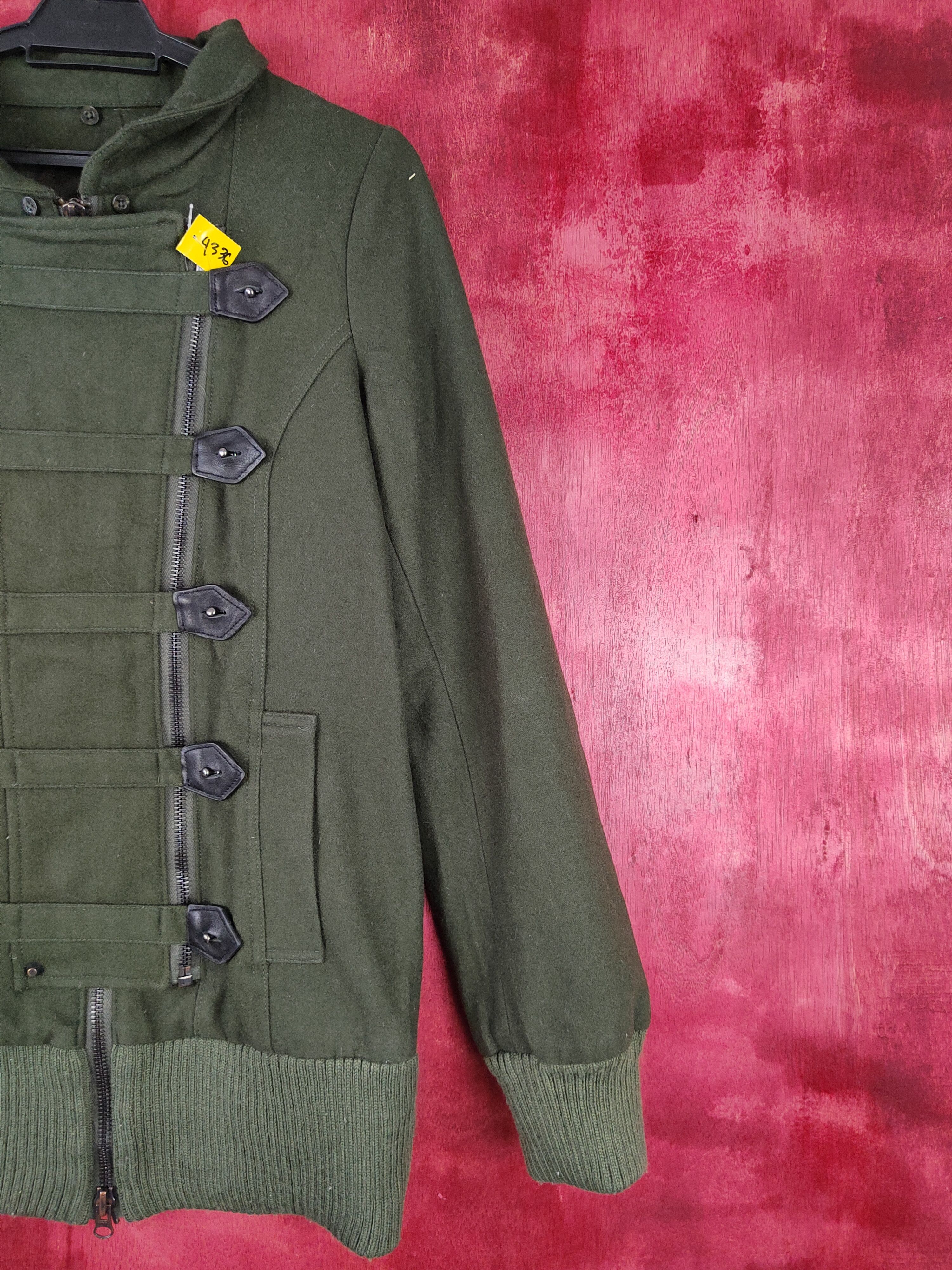 Japanese Brand Moussy Dark Green Sweater seditionaries #4346 Size US S / EU 44-46 / 1 - 6 Thumbnail