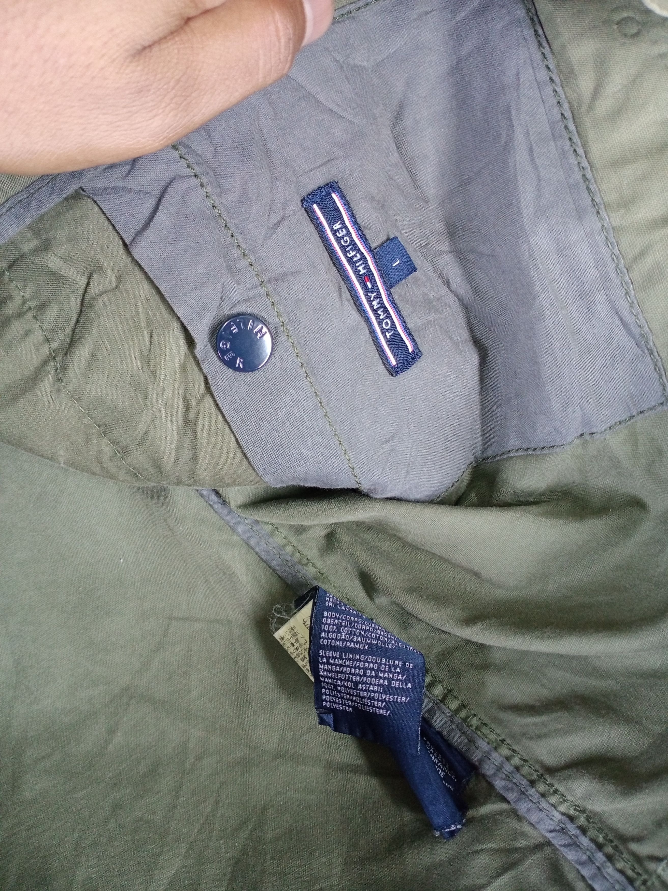 Tommy Hilfiger Vintage Tommy Hilfiger Tactical Pocket Military Jacket Size US M / EU 48-50 / 2 - 9 Thumbnail