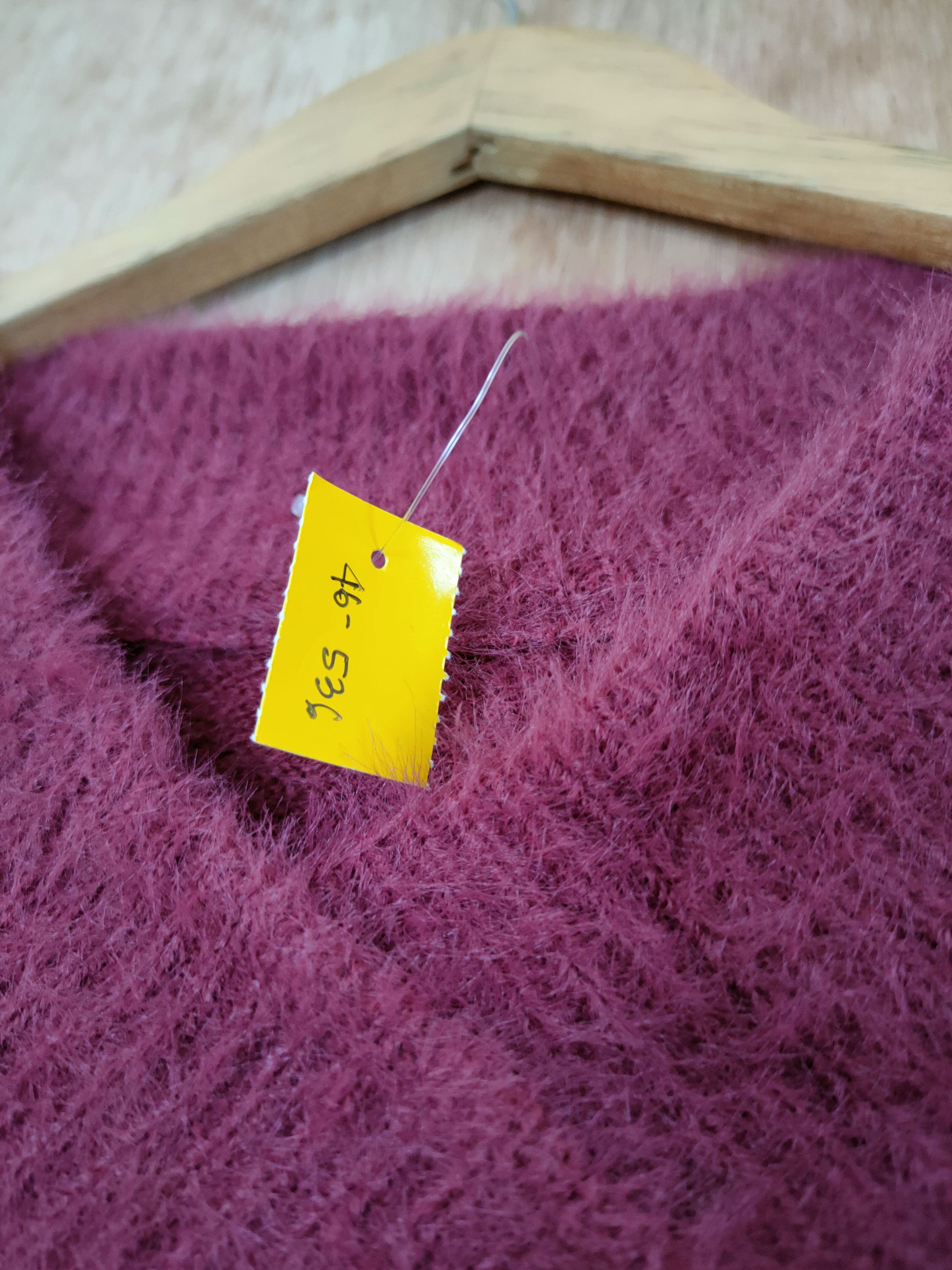 Homespun Knitwear D Nano Base mohair soft fur shaggy knitwear purple #46-536 Size US S / EU 44-46 / 1 - 4 Thumbnail