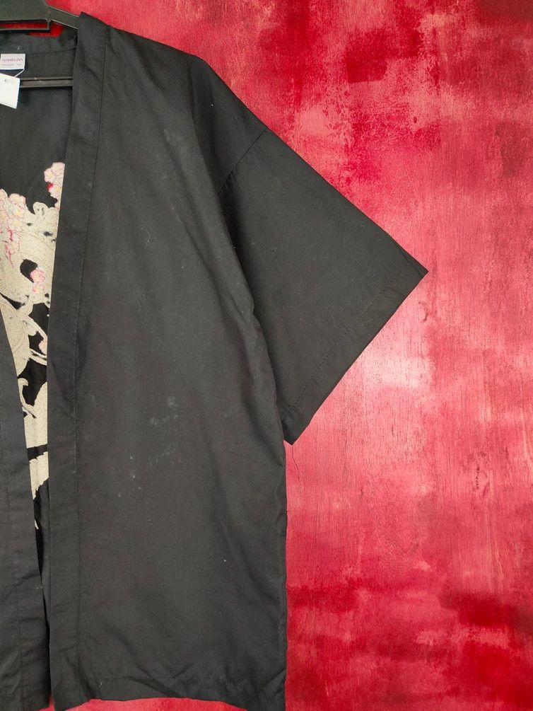 Japanese Brand Anhelon dragon kimono japan cardigan Black #S338 Size US L / EU 52-54 / 3 - 7 Thumbnail