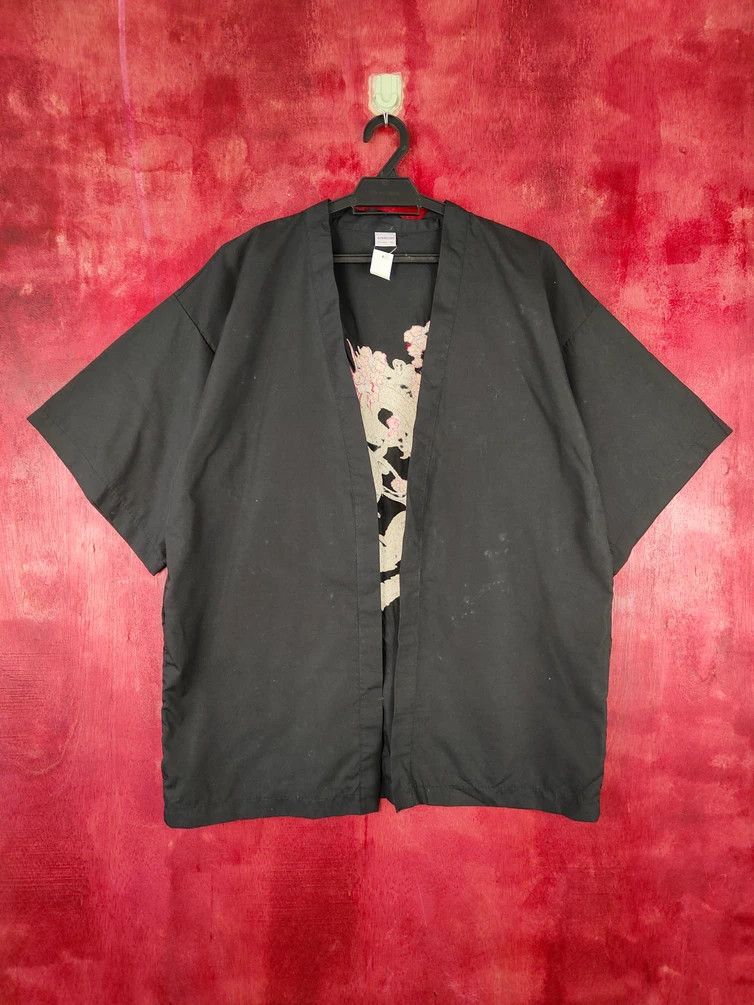 Japanese Brand Anhelon dragon kimono japan cardigan Black #S338 Size US L / EU 52-54 / 3 - 10 Thumbnail