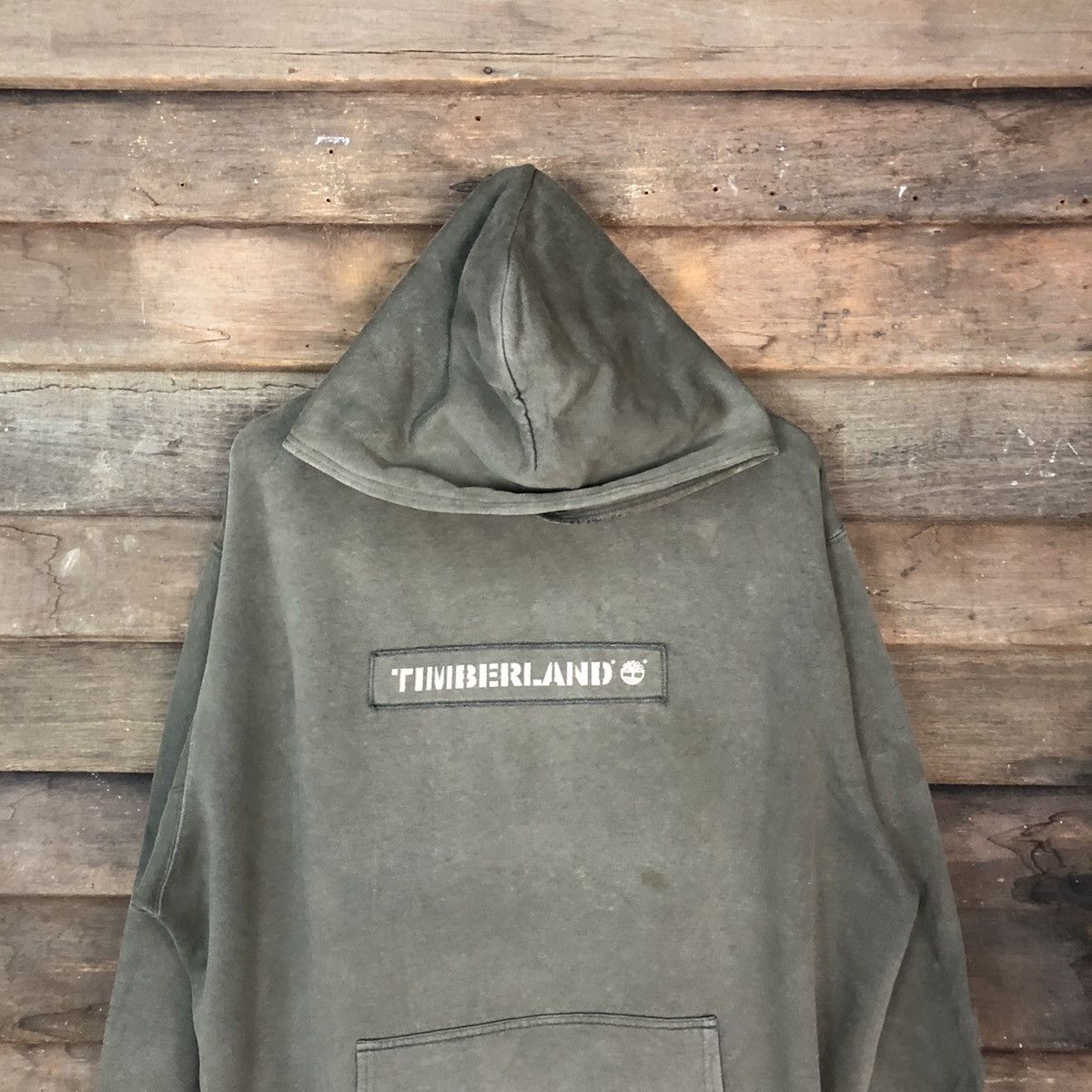 Timberland Timberland faded Dark Green Hoodie sweatshirt #4762DL Size US L / EU 52-54 / 3 - 2 Thumbnail