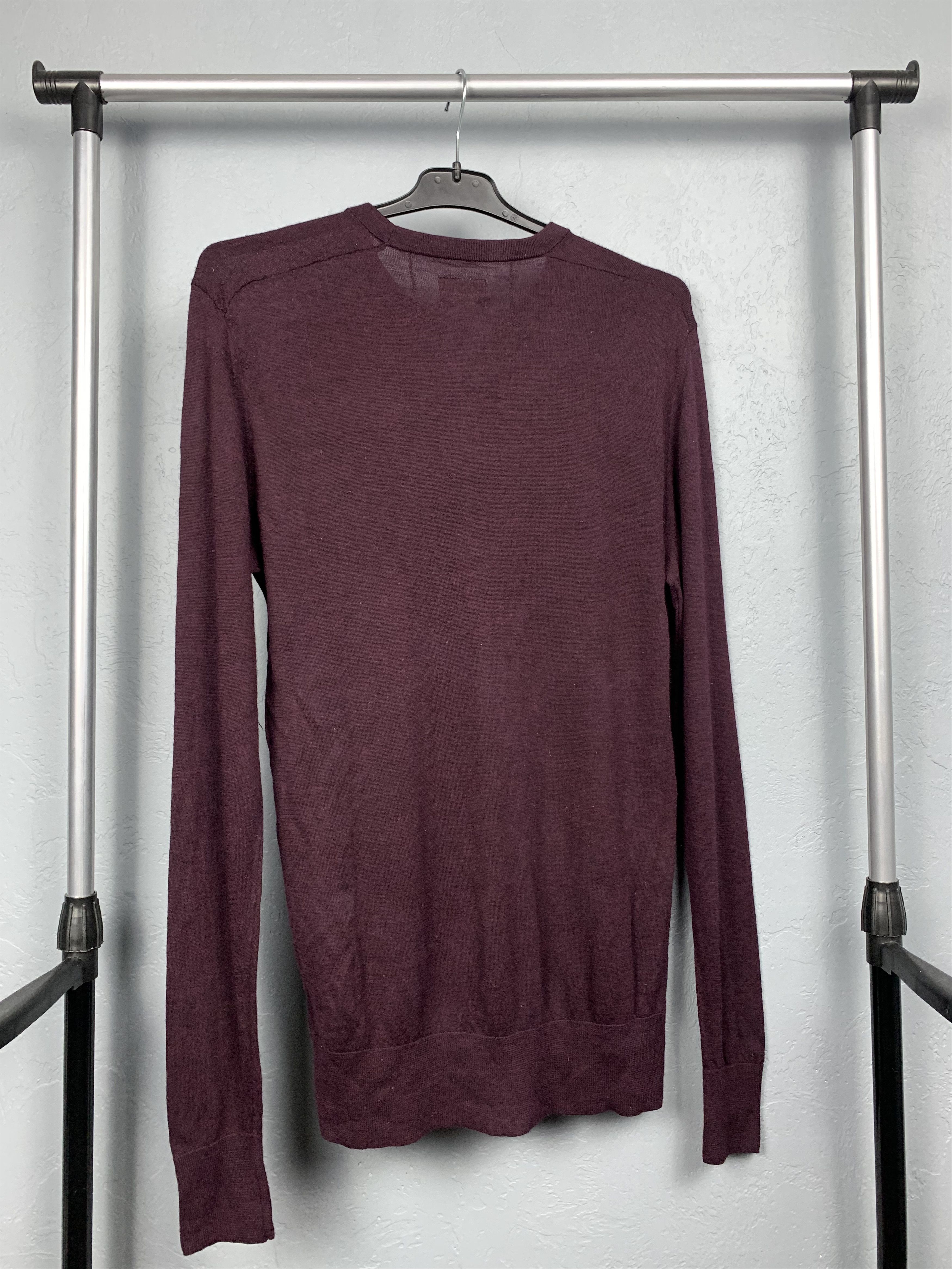 Allsaints Allsaints Vintage Mens Mode Merino Crew Neck Wool Sweater Size US M / EU 48-50 / 2 - 5 Thumbnail