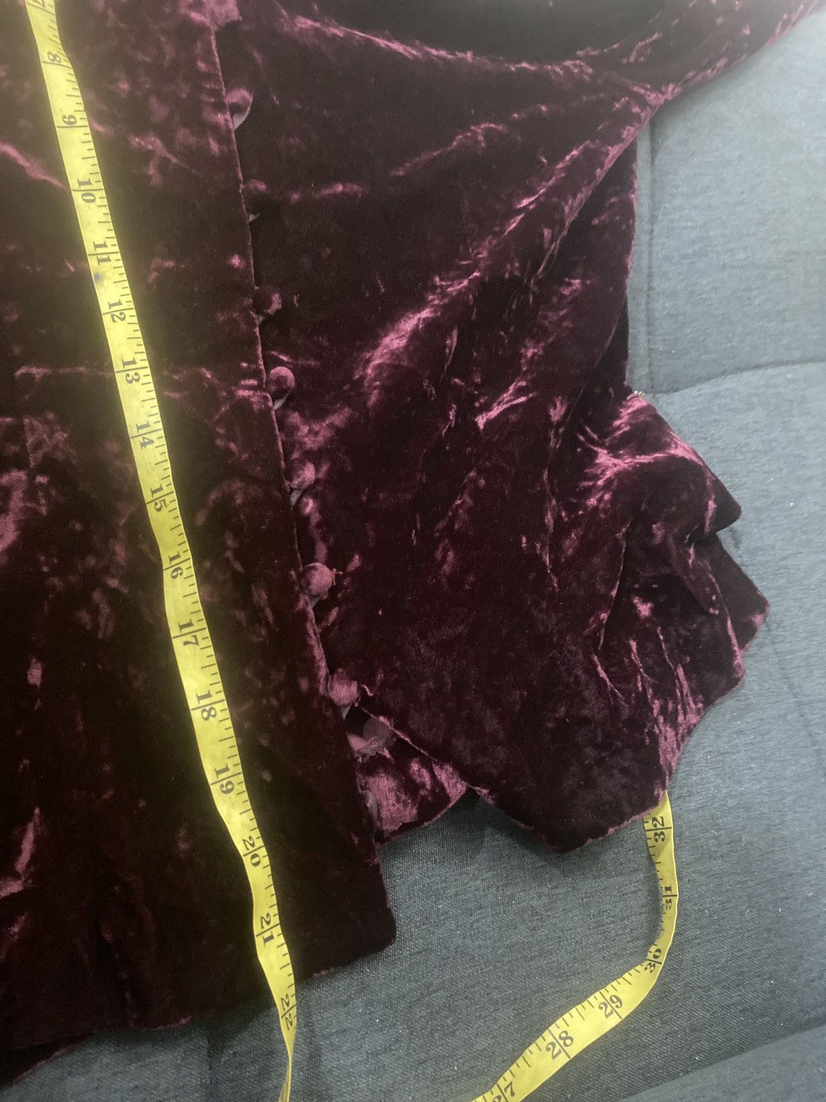 KATHARINE HAMNETT LONDON BLOUSE VELVET