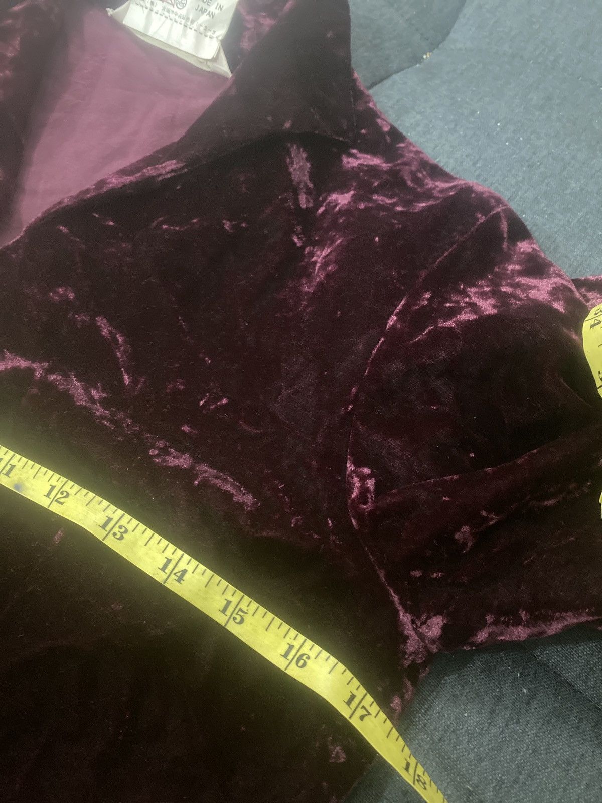 KATHARINE HAMNETT LONDON BLOUSE VELVET