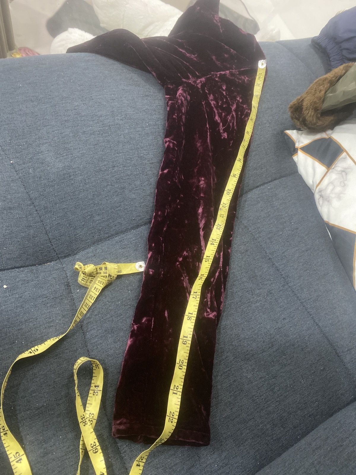 KATHARINE HAMNETT LONDON BLOUSE VELVET