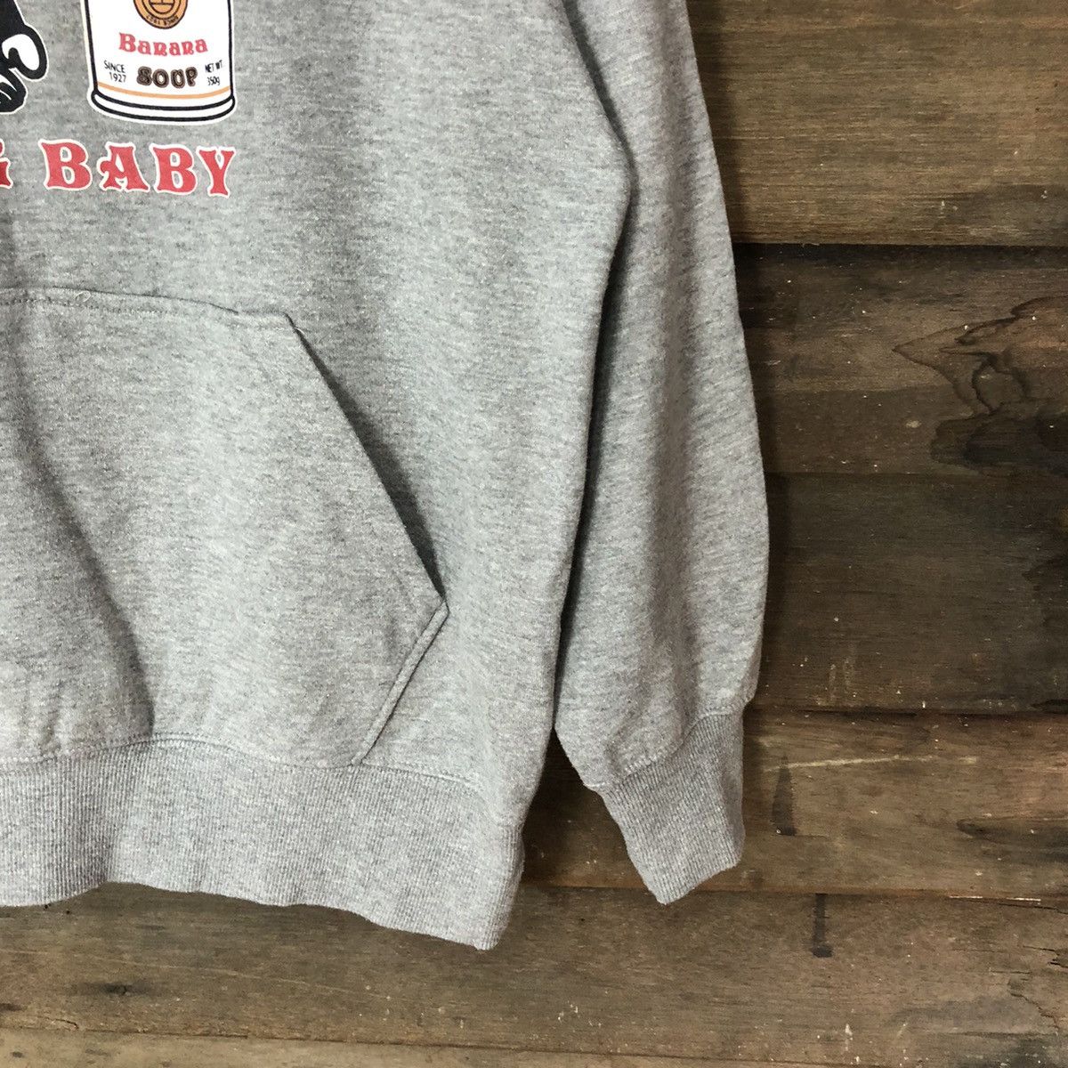 Japanese Brand Uittg baby like bape Grey Hoodie sweatshirt #4789DL Size US M / EU 48-50 / 2 - 5 Thumbnail
