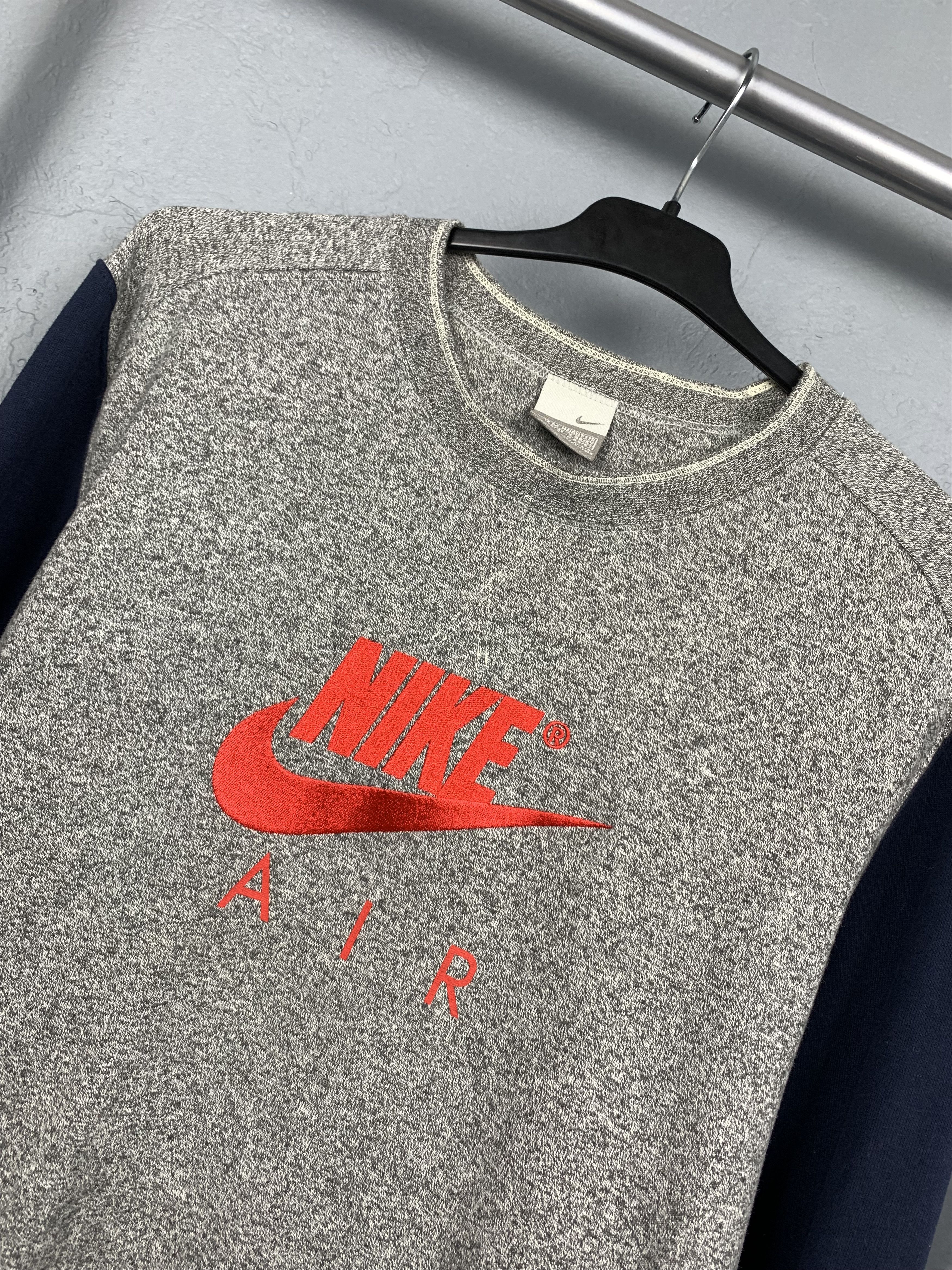 Nike Nike Embroidered Logo Vintage Mens Sweatshirt Y2K Size US M / EU 48-50 / 2 - 2 Thumbnail