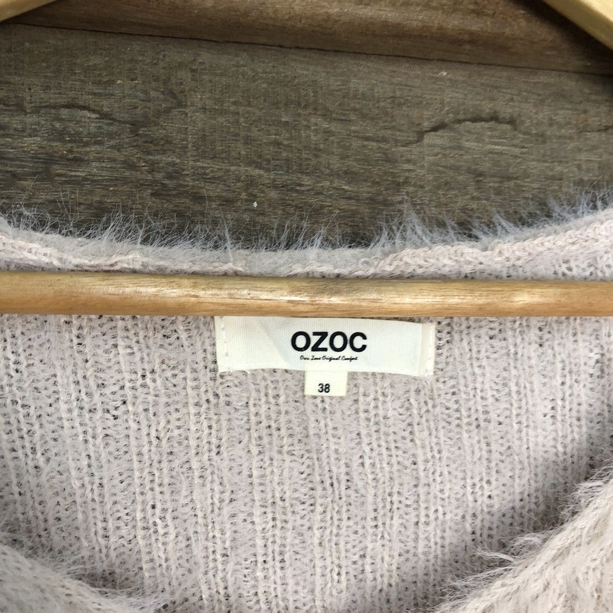 Homespun Knitwear × Japanese Brand × Vintage Ozoc Dark Pink Shag Shaggy Fur Mohair Knitwear #6981 Size US L / EU 52-54 / 3 - 6 Thumbnail