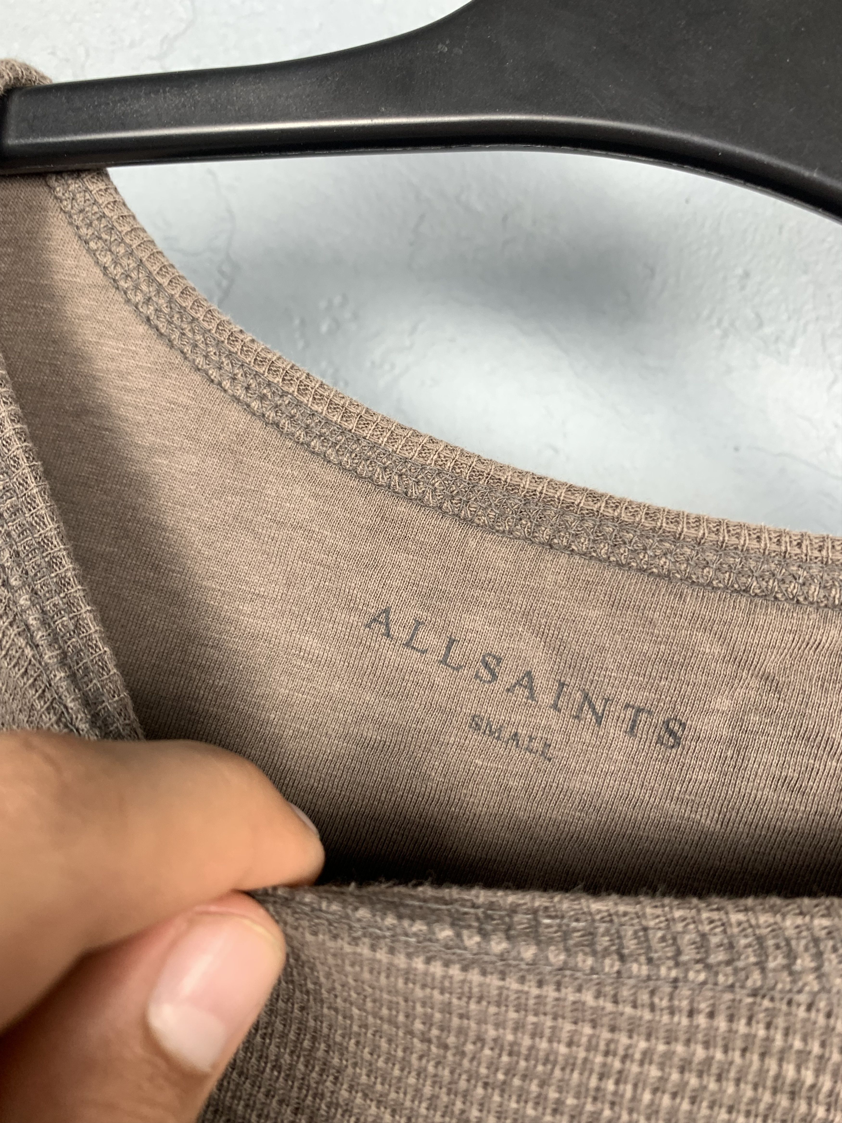 Allsaints × Vintage Allsaints Vintage Mens Clash Long Sleeve T-Shirt Size US S / EU 44-46 / 1 - 3 Thumbnail
