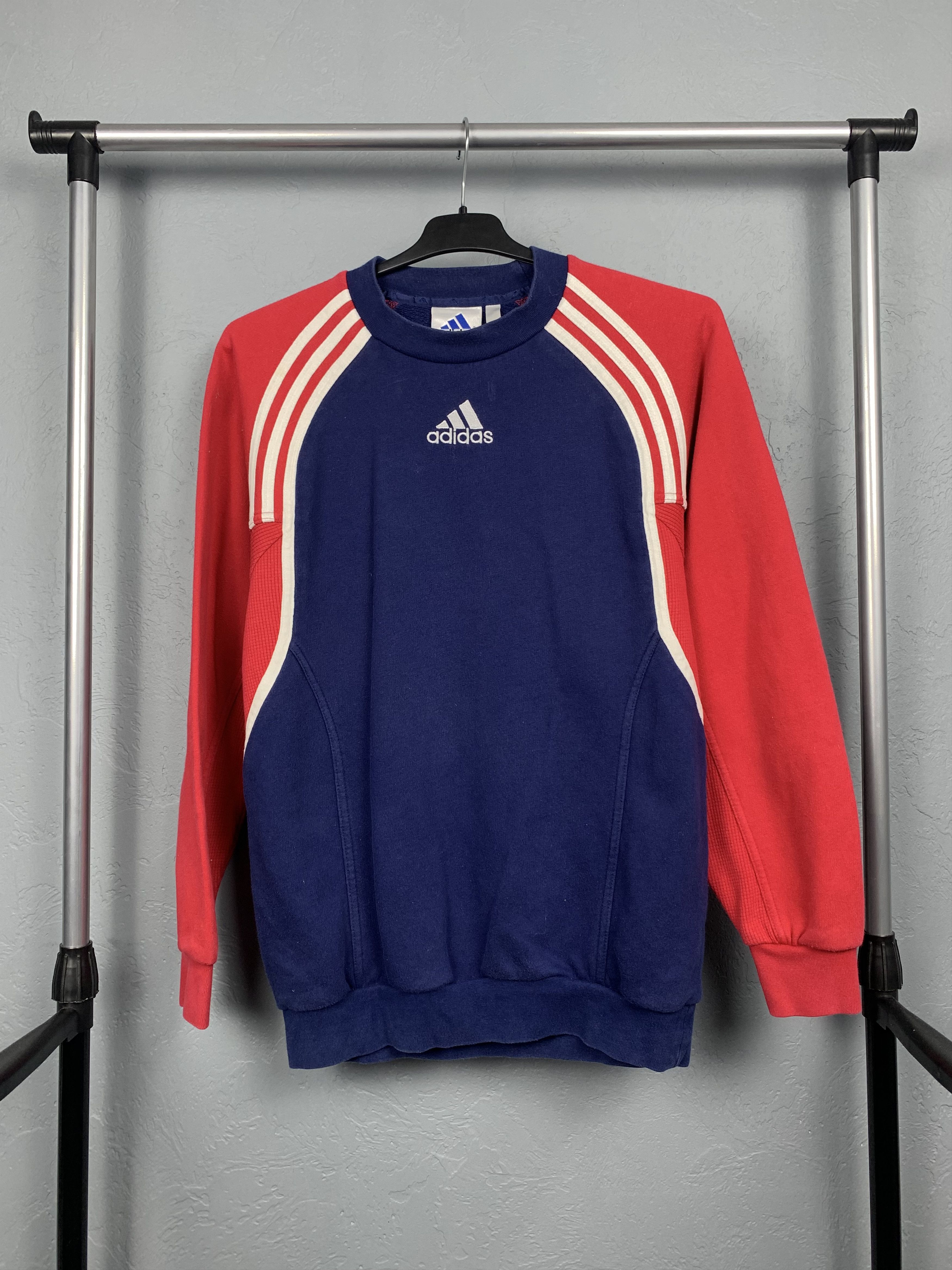 Adidas 90s Vintage Mens Crew Neck Sweatshirt
