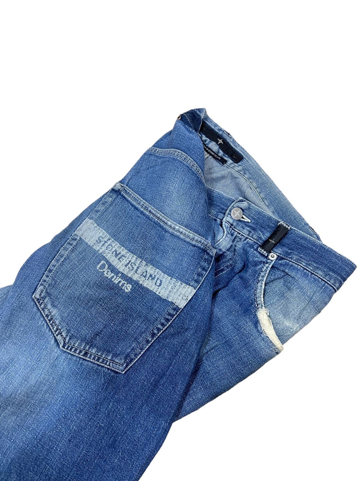 Massimo Osti GRAIL🔥AW04 Stone Island 🇮🇹 Baggy Workwear Denim Size US 33 - 10 Thumbnail