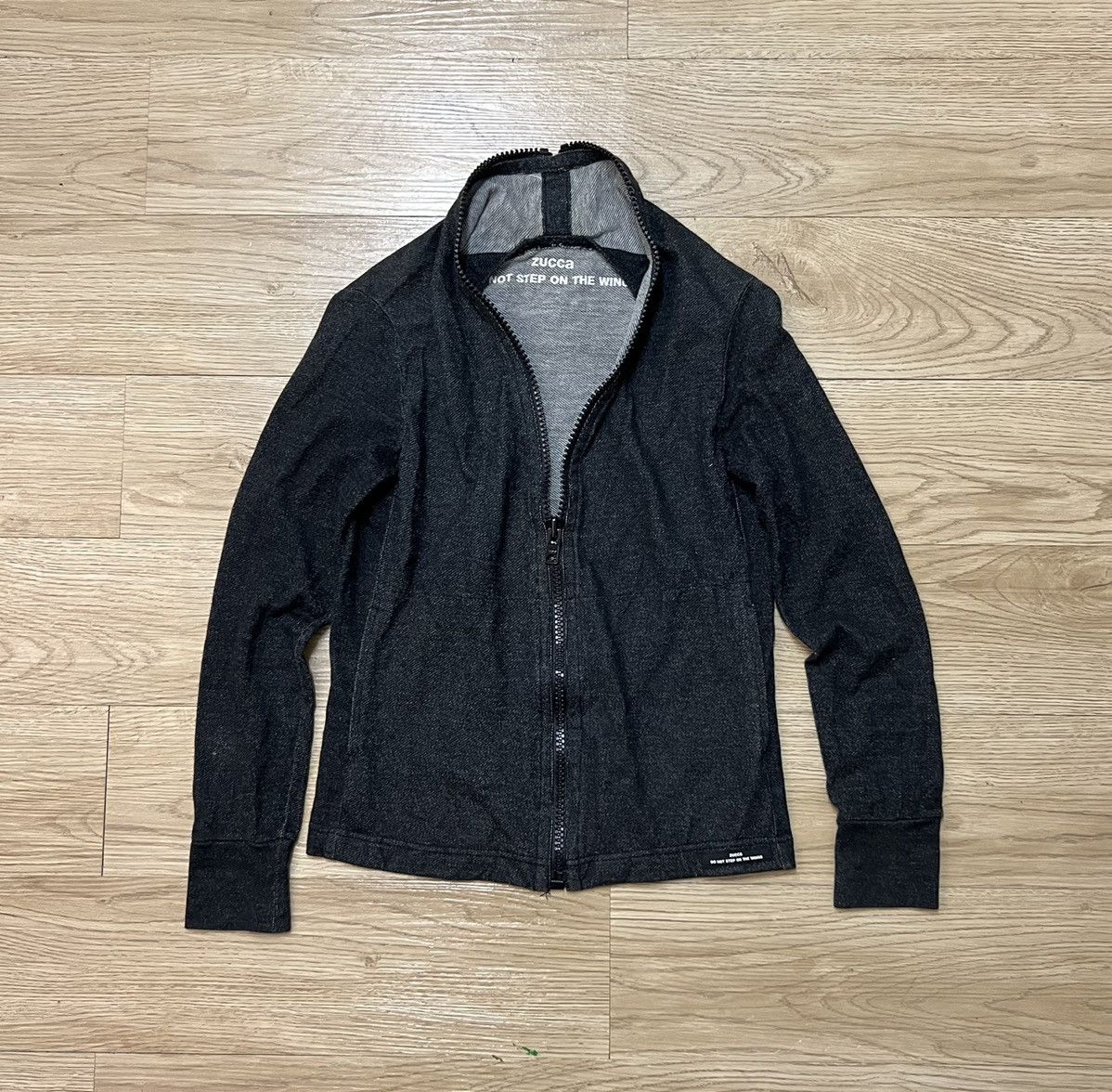 CABANE de ZUCCa Zucca Shark Hoodie Denim Jacket Size US M / EU 48-50 / 2 - 1 Thumbnail