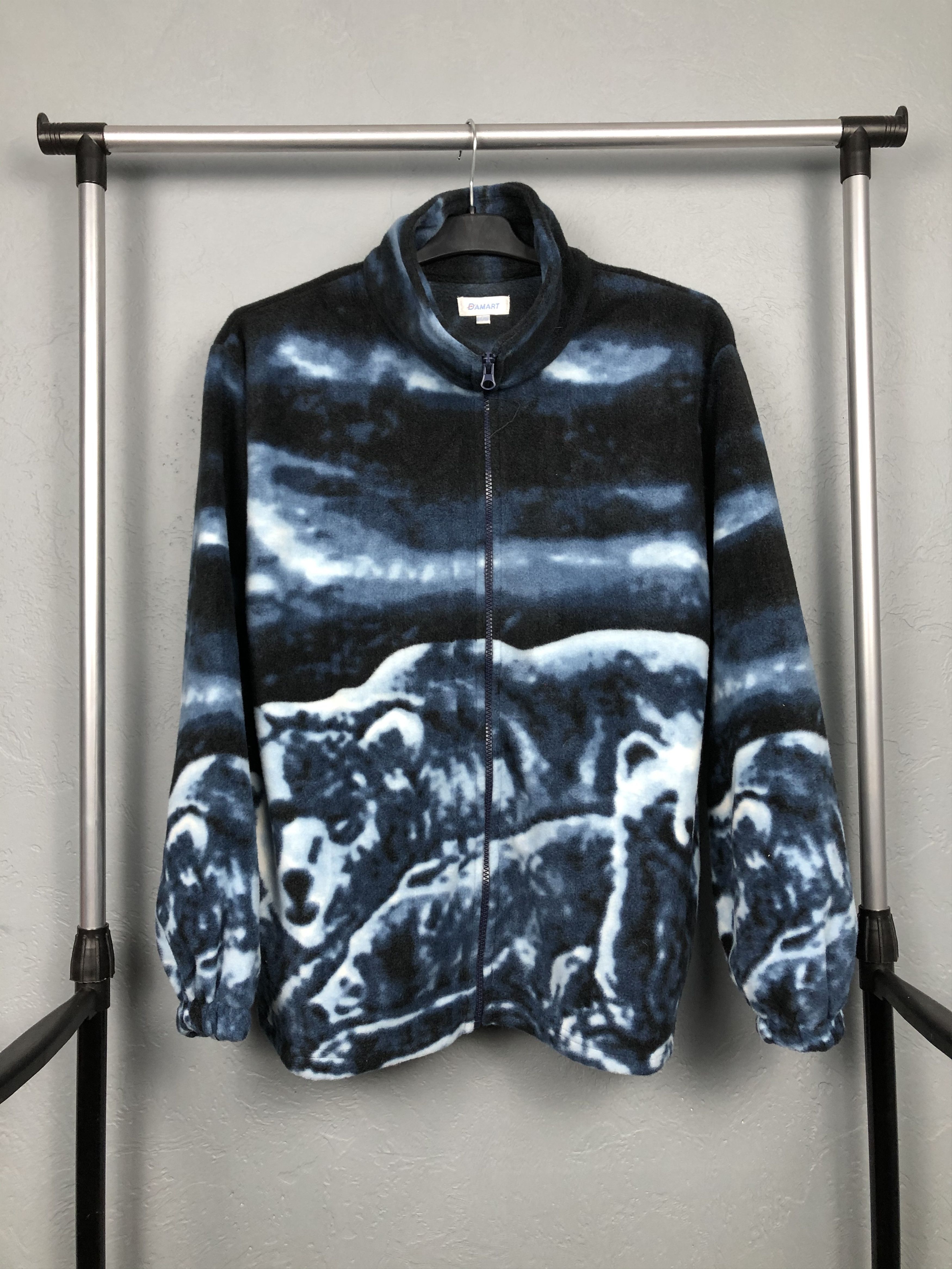 Vintage Vintage Animal BEAR Fleece Jacket Size US M / EU 48-50 / 2 - 1 Thumbnail