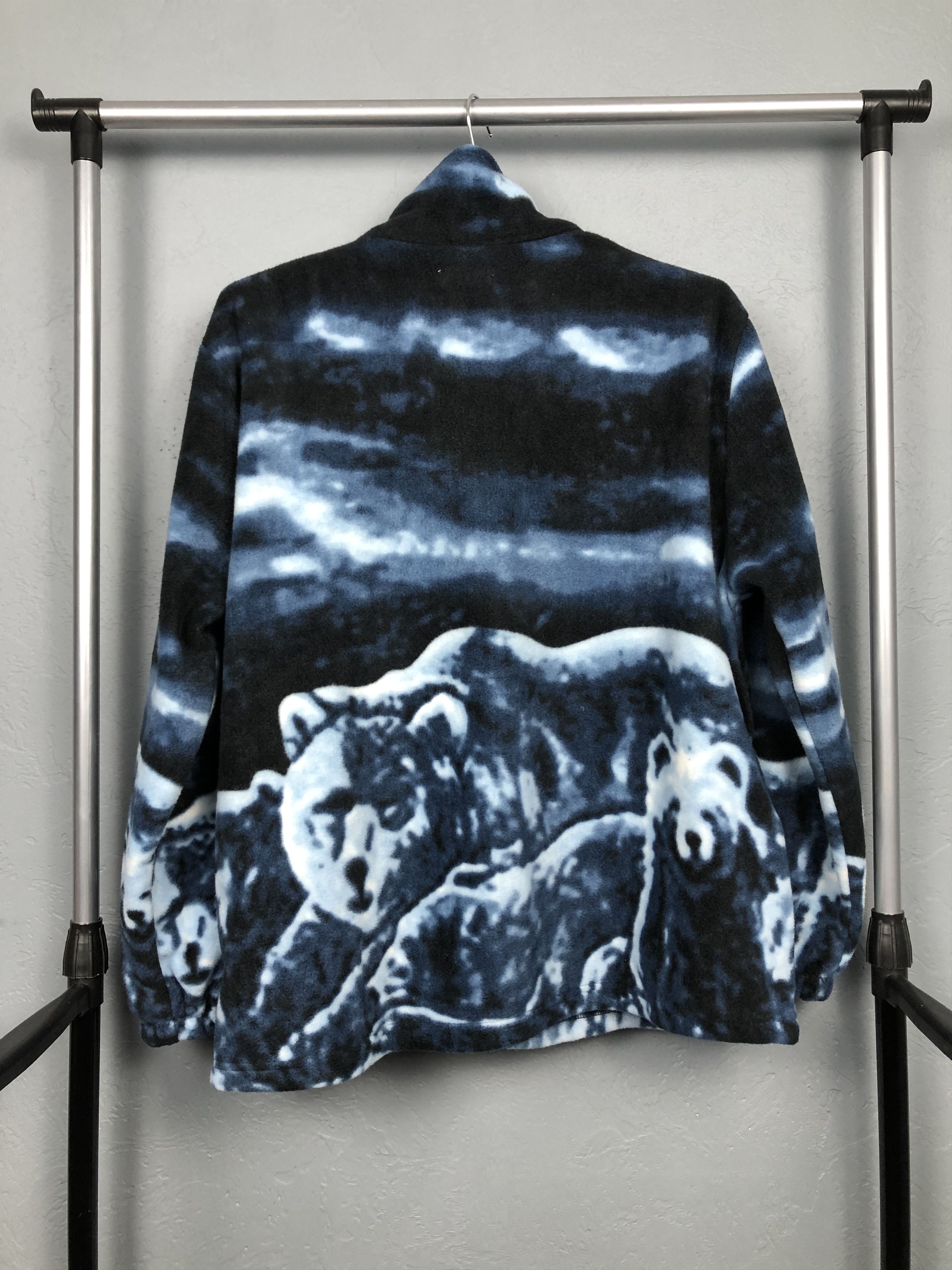 Vintage Vintage Animal BEAR Fleece Jacket Size US M / EU 48-50 / 2 - 5 Thumbnail
