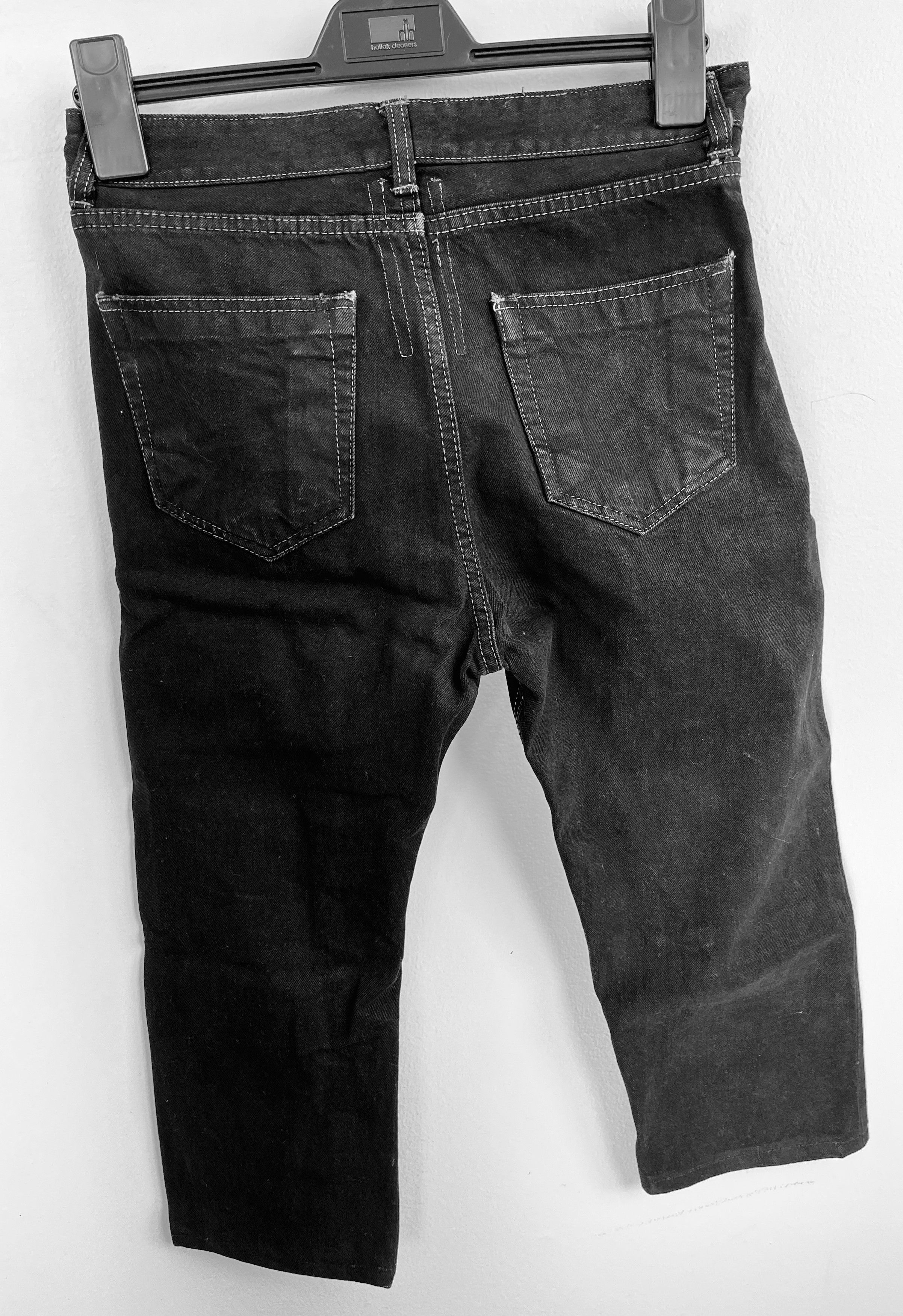 Rick Owens DRKSHDW Cropped Torrence Cut Denim Jeans - Cropped Pants