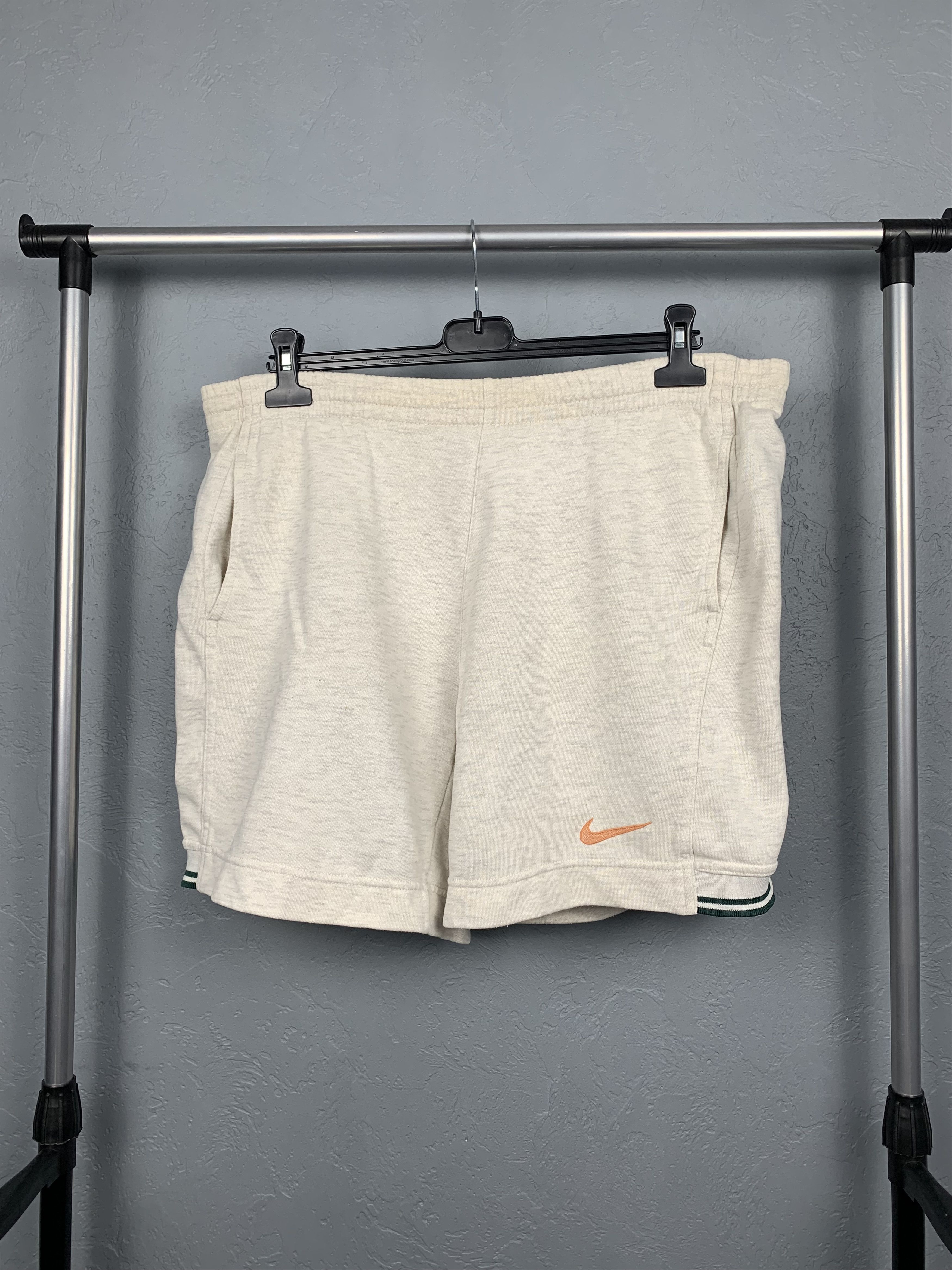 Nike × Vintage Nike 90s Vintage Mens Cotton Shorts Swoosh Size US 36 / EU 52 - 1 Thumbnail