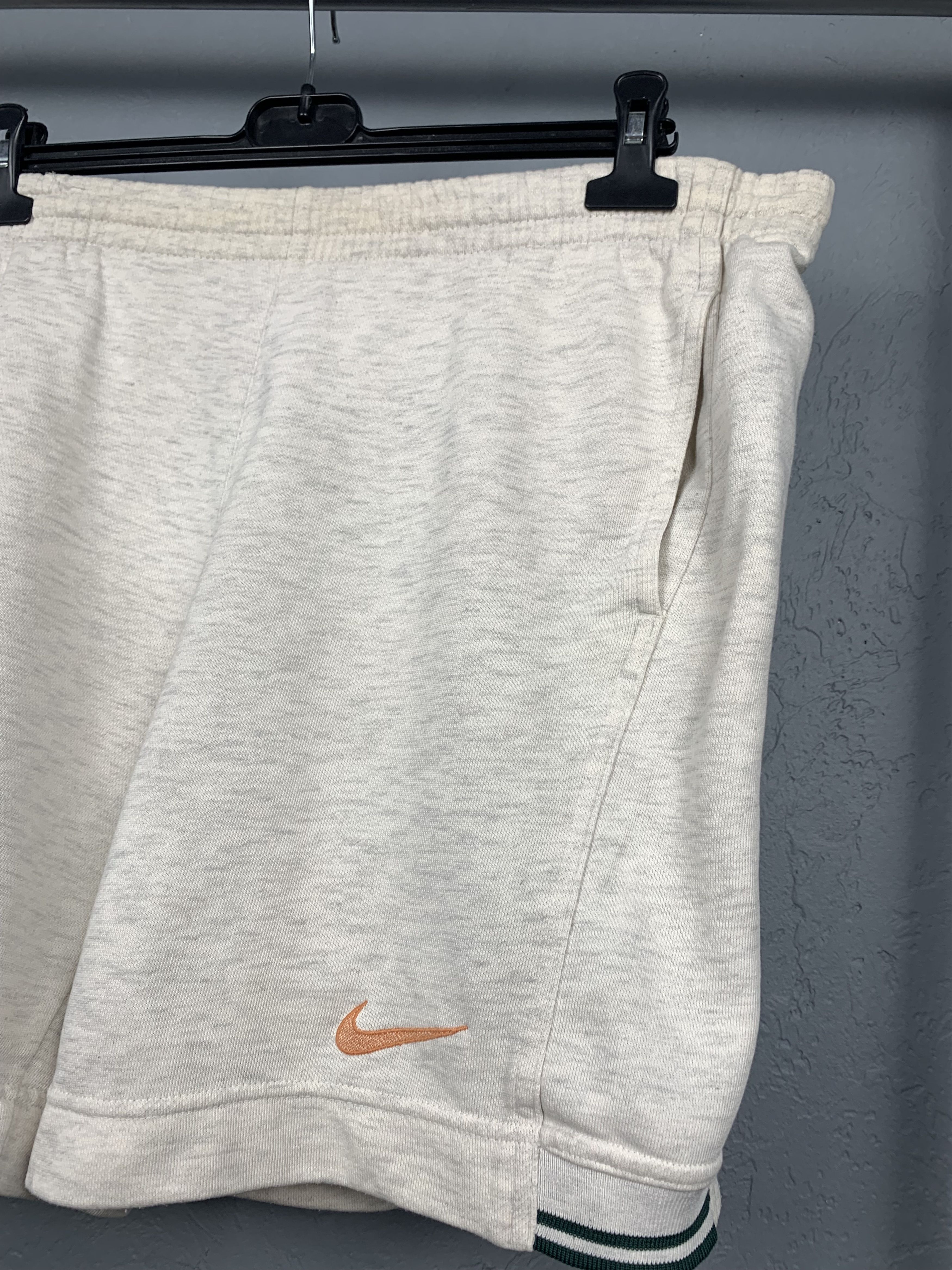 Nike × Vintage Nike 90s Vintage Mens Cotton Shorts Swoosh Size US 36 / EU 52 - 2 Thumbnail