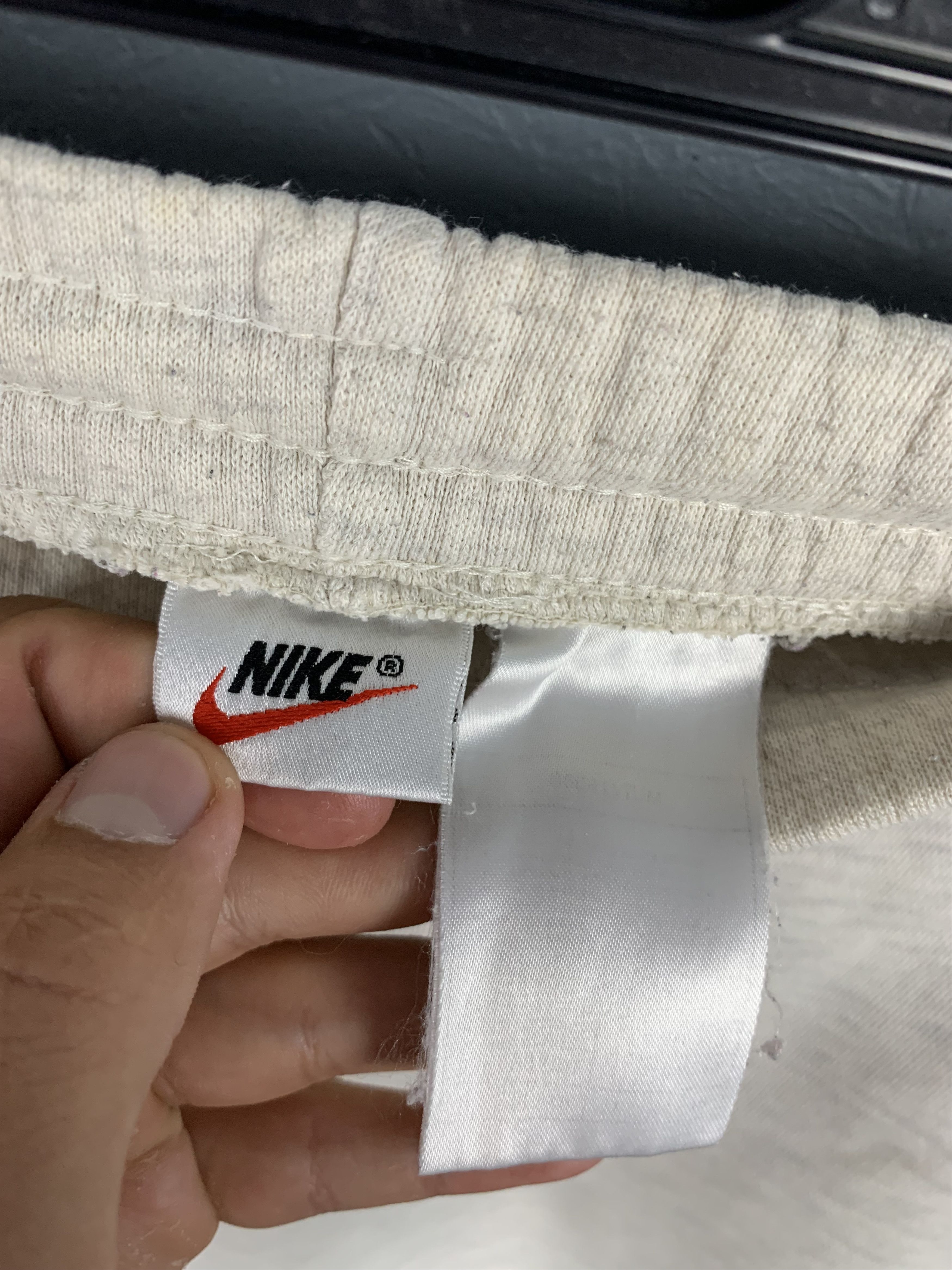 Nike × Vintage Nike 90s Vintage Mens Cotton Shorts Swoosh Size US 36 / EU 52 - 4 Thumbnail