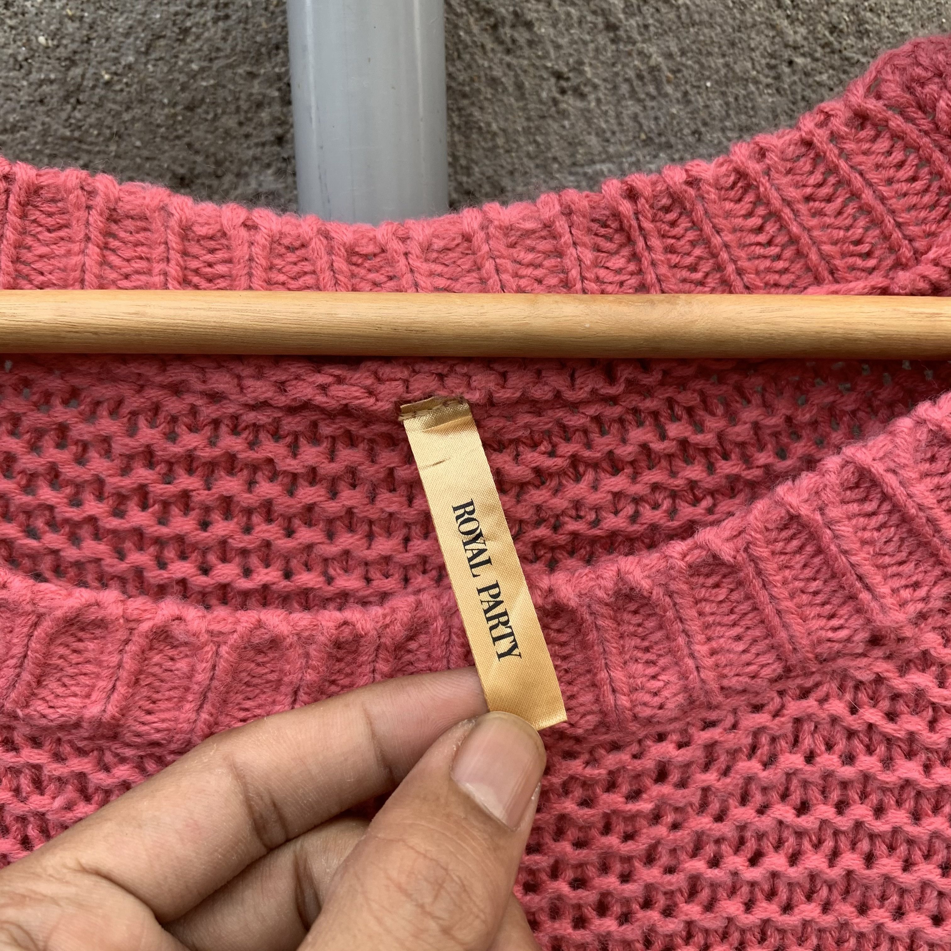 Aran Isles Knitwear 💥 GRAILS 🔥 JPN Knit Honeycomb Fur Jumper Pullover Sweater Size US L / EU 52-54 / 3 - 5 Thumbnail