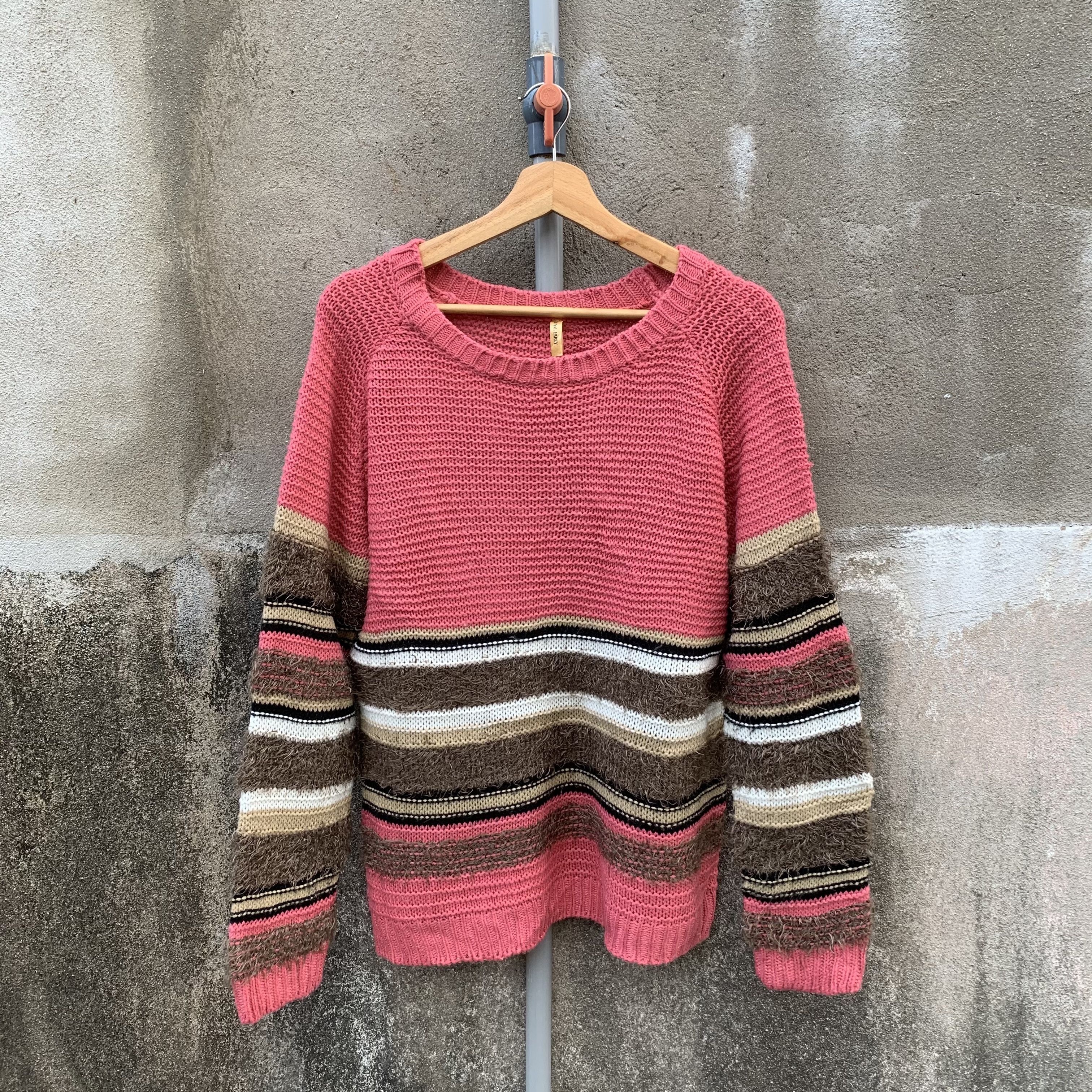 Aran Isles Knitwear 💥 GRAILS 🔥 JPN Knit Honeycomb Fur Jumper Pullover Sweater Size US L / EU 52-54 / 3 - 1 Thumbnail
