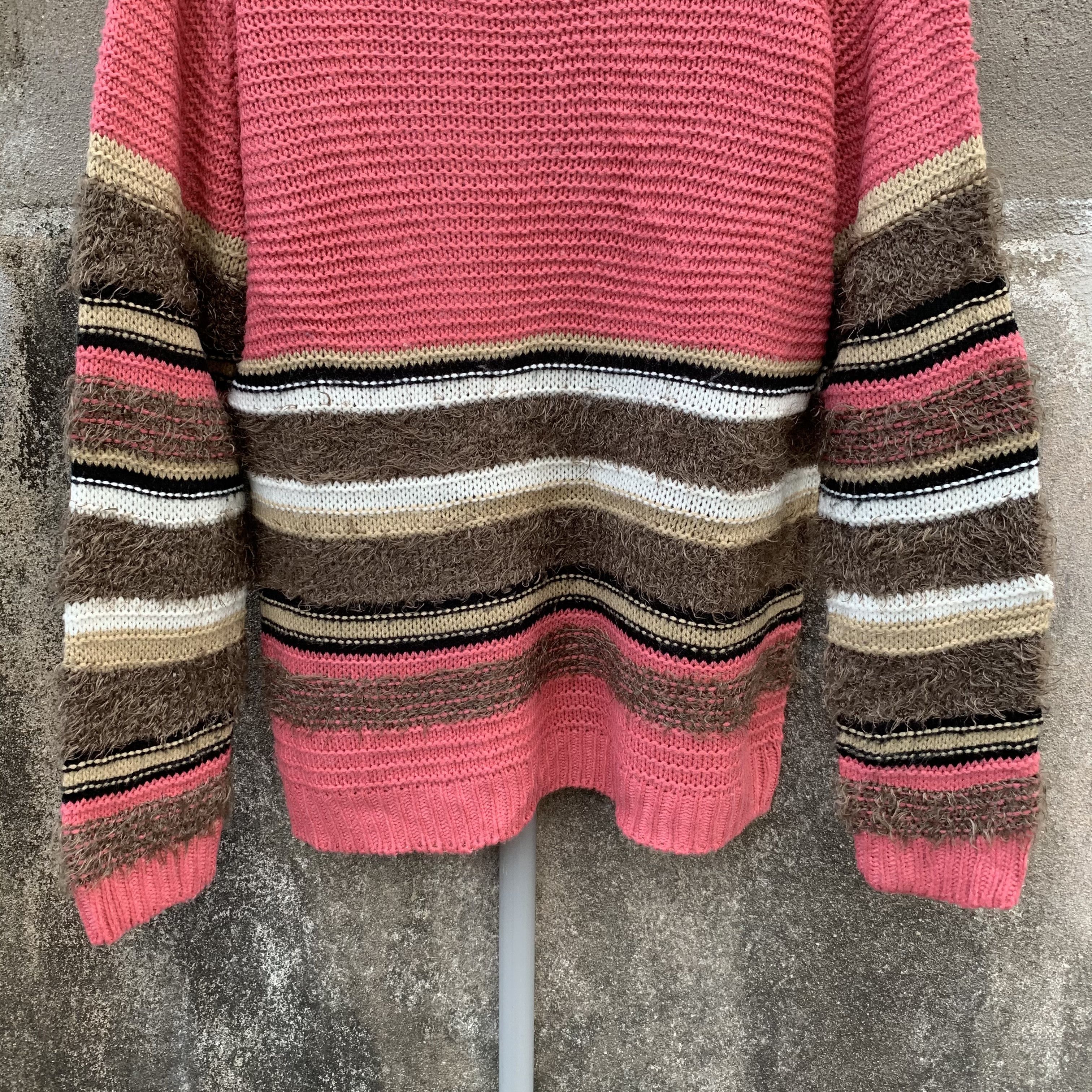 Aran Isles Knitwear 💥 GRAILS 🔥 JPN Knit Honeycomb Fur Jumper Pullover Sweater Size US L / EU 52-54 / 3 - 3 Thumbnail