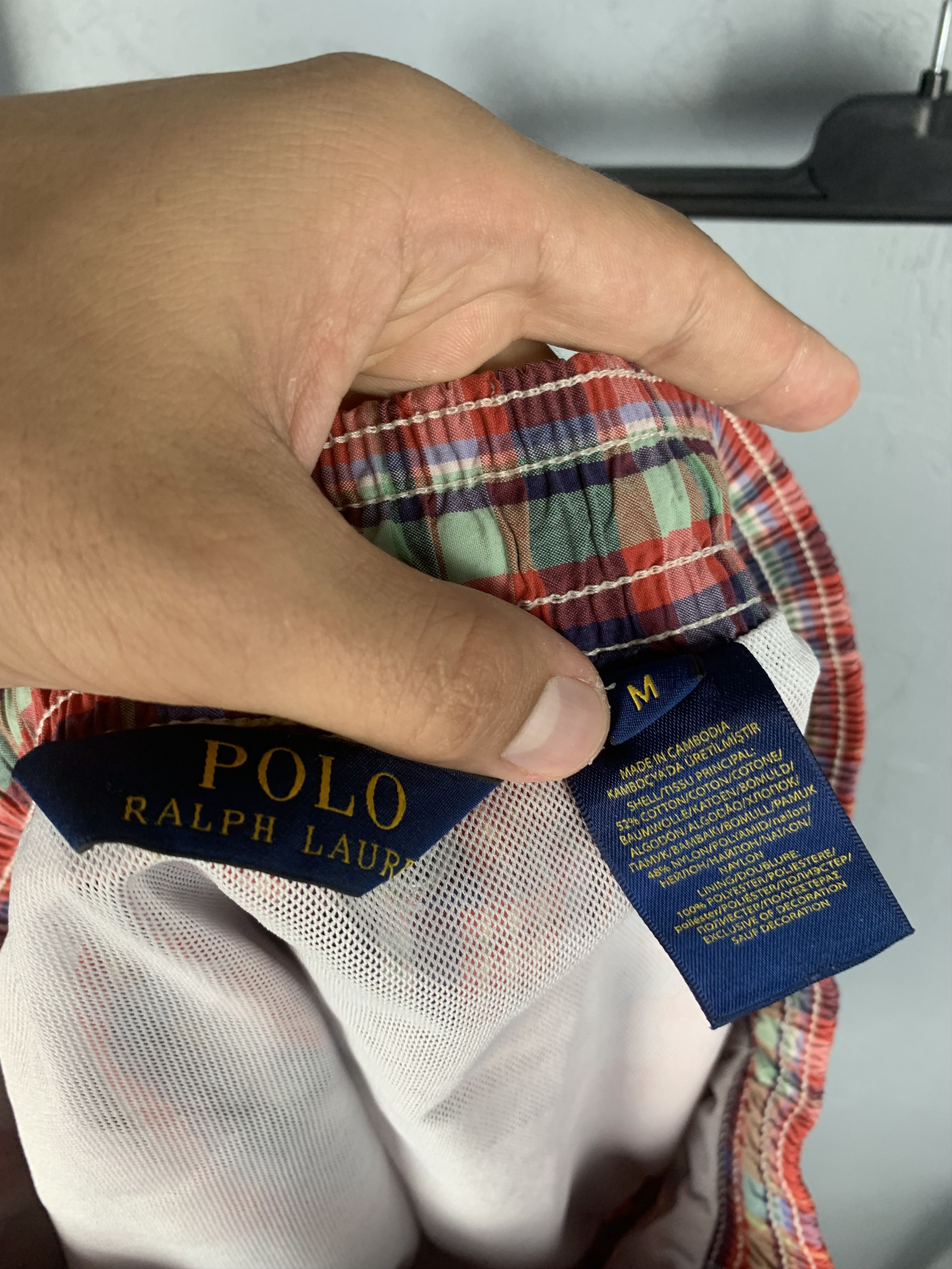 Polo Ralph Lauren × Ralph Lauren × Vintage Polo Ralph Lauren Mens Nylon Shorts Size US 32 / EU 48 - 6 Thumbnail