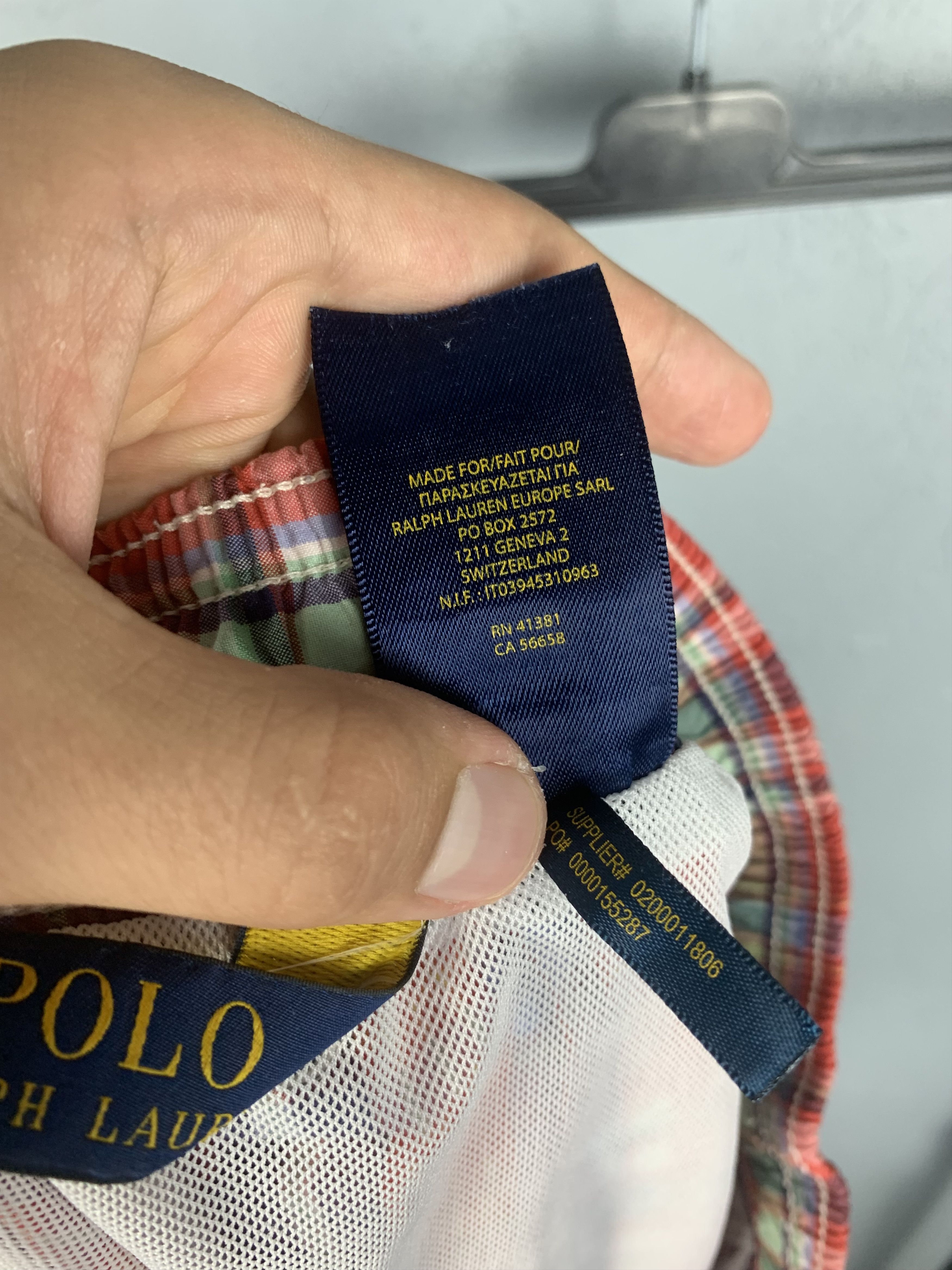 Polo Ralph Lauren × Ralph Lauren × Vintage Polo Ralph Lauren Mens Nylon Shorts Size US 32 / EU 48 - 7 Thumbnail