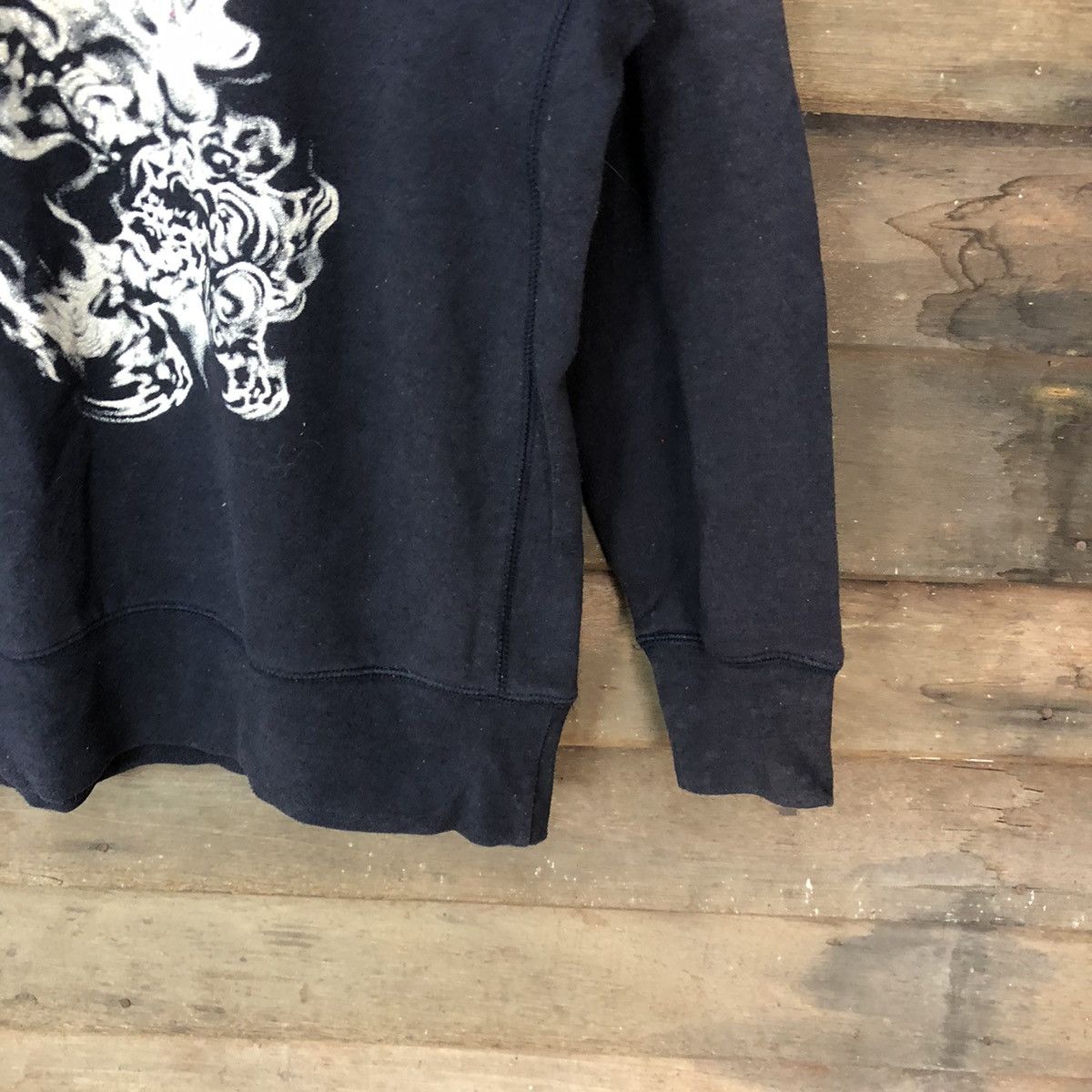 Naminoritatsujih dragon japan Black Swetahirt #3472