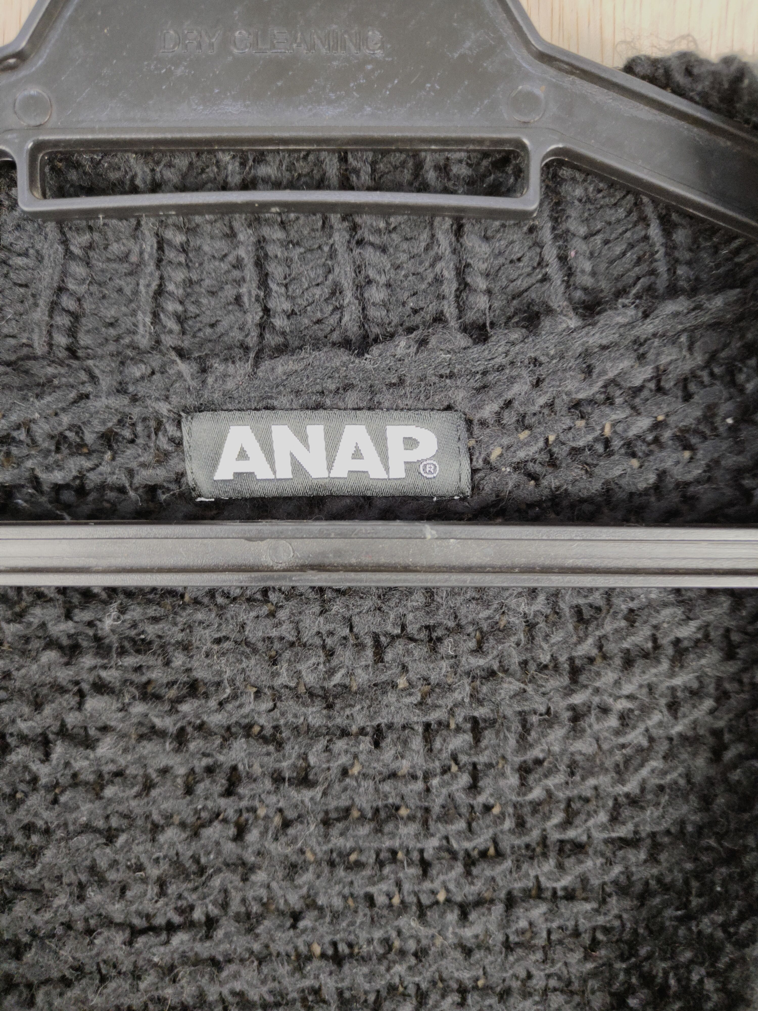 Aran Isles Knitwear × Japanese Brand Anap® Black aran isle cable knitwear Cardigan #S312 Size US M / EU 48-50 / 2 - 8 Thumbnail
