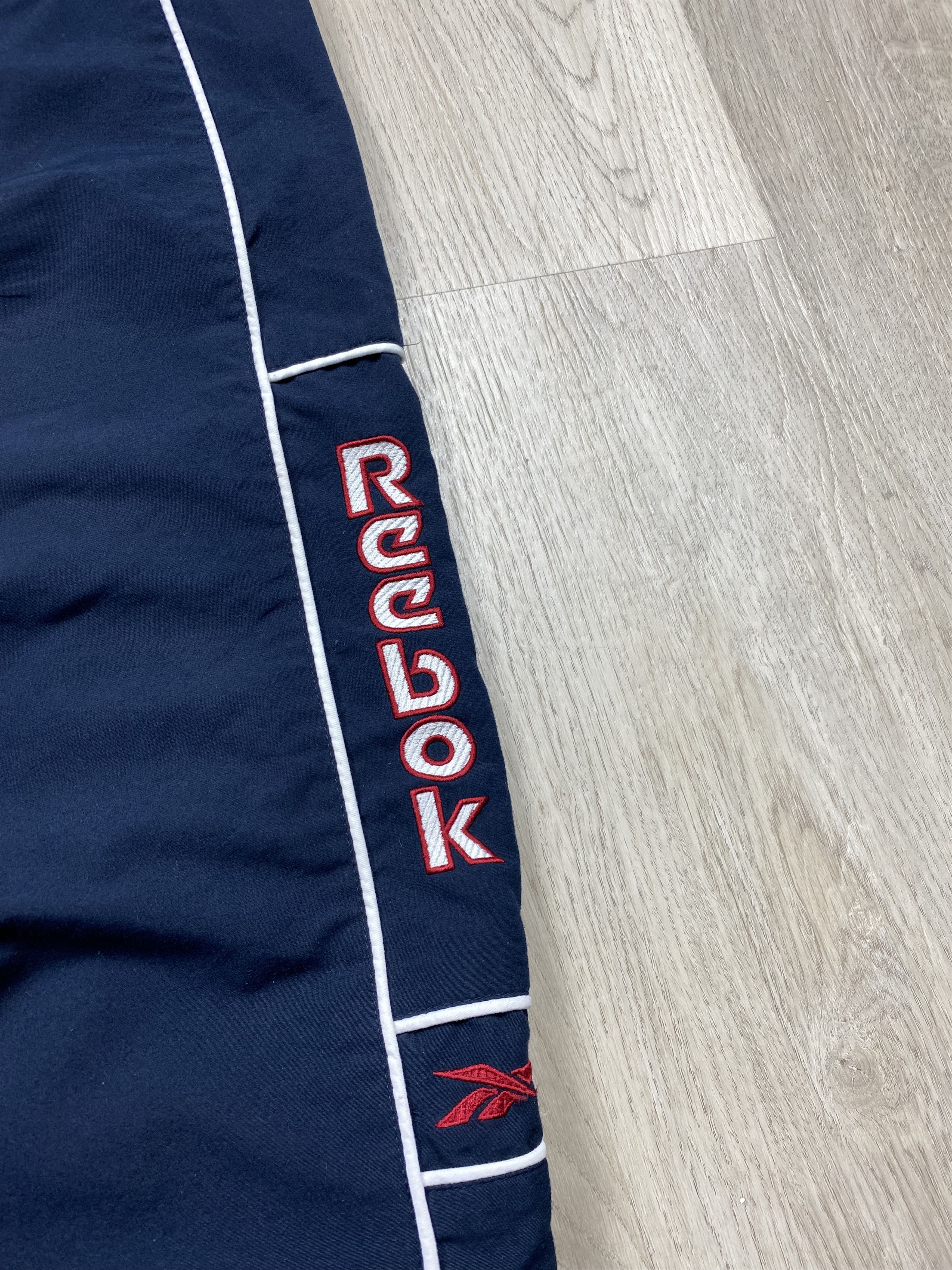 Reebok × Vintage Reebok Vintage Mens Nylon Pants Y2K Drill style Size US 34 / EU 50 - 4 Thumbnail