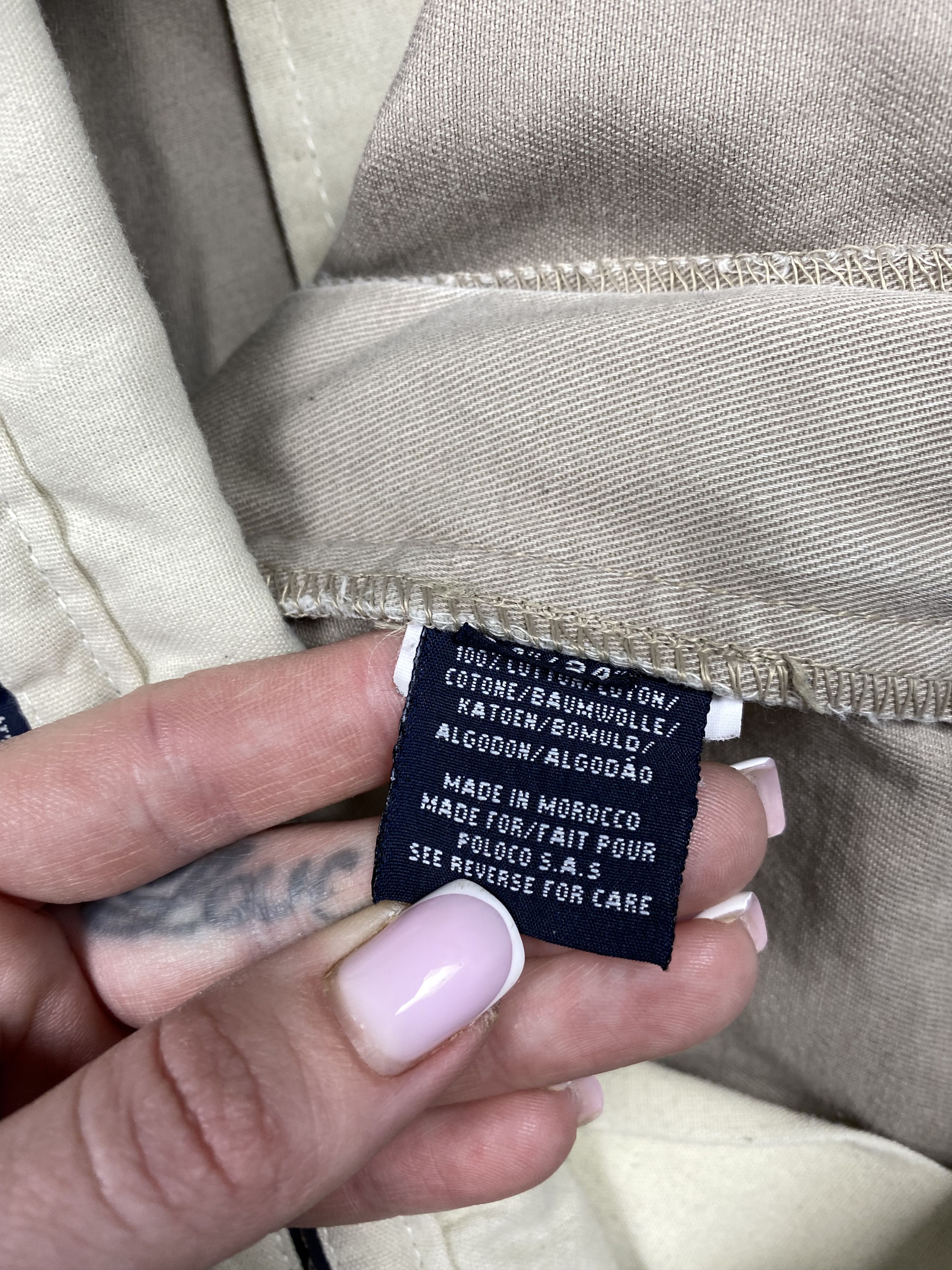 Japanese Brand Polo Ralph Lauren Vintage Mens Cargo Multi Pockets Pants Size US 34 / EU 50 - 10 Thumbnail