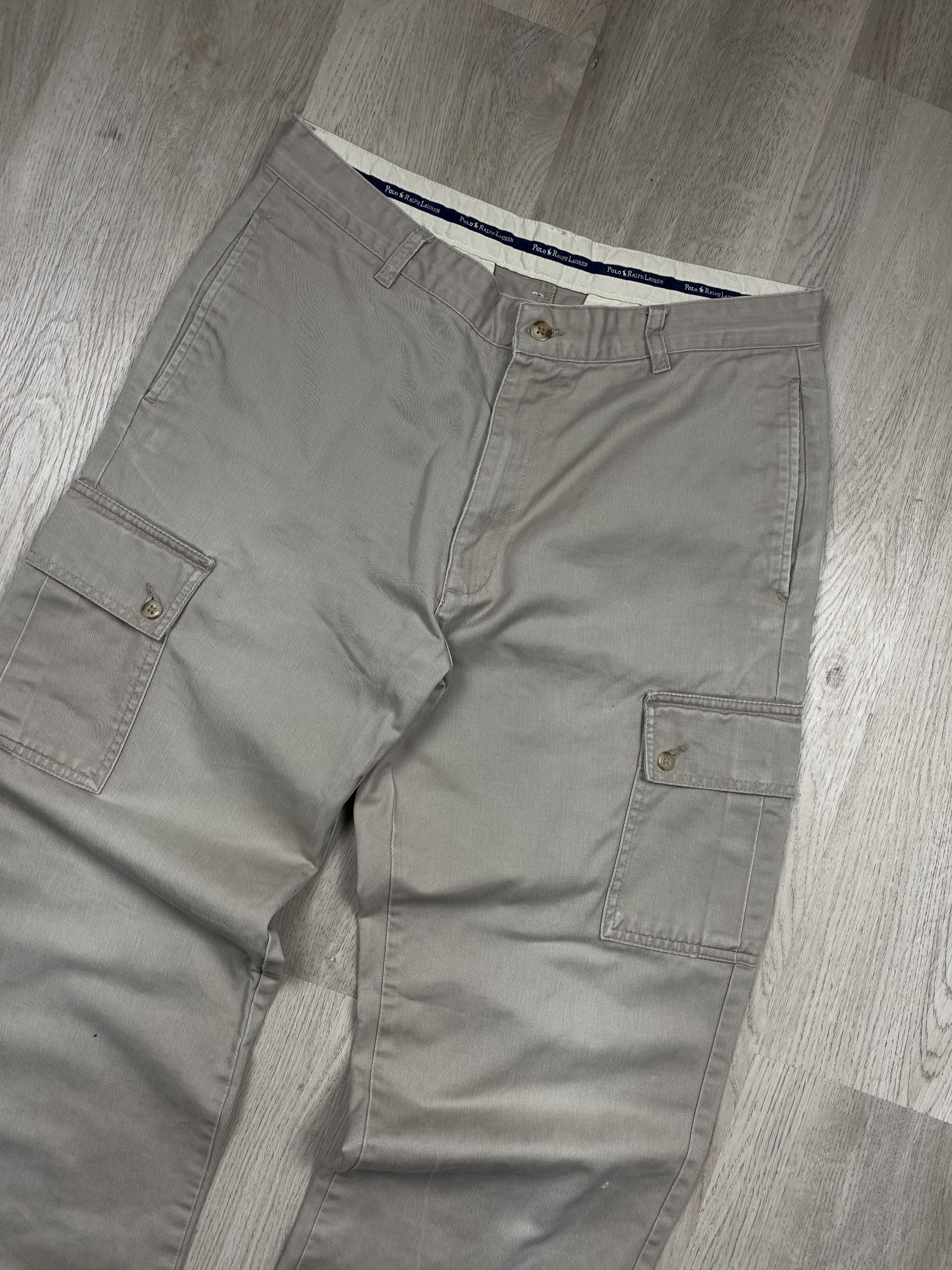 Japanese Brand Polo Ralph Lauren Vintage Mens Cargo Multi Pockets Pants Size US 34 / EU 50 - 6 Thumbnail