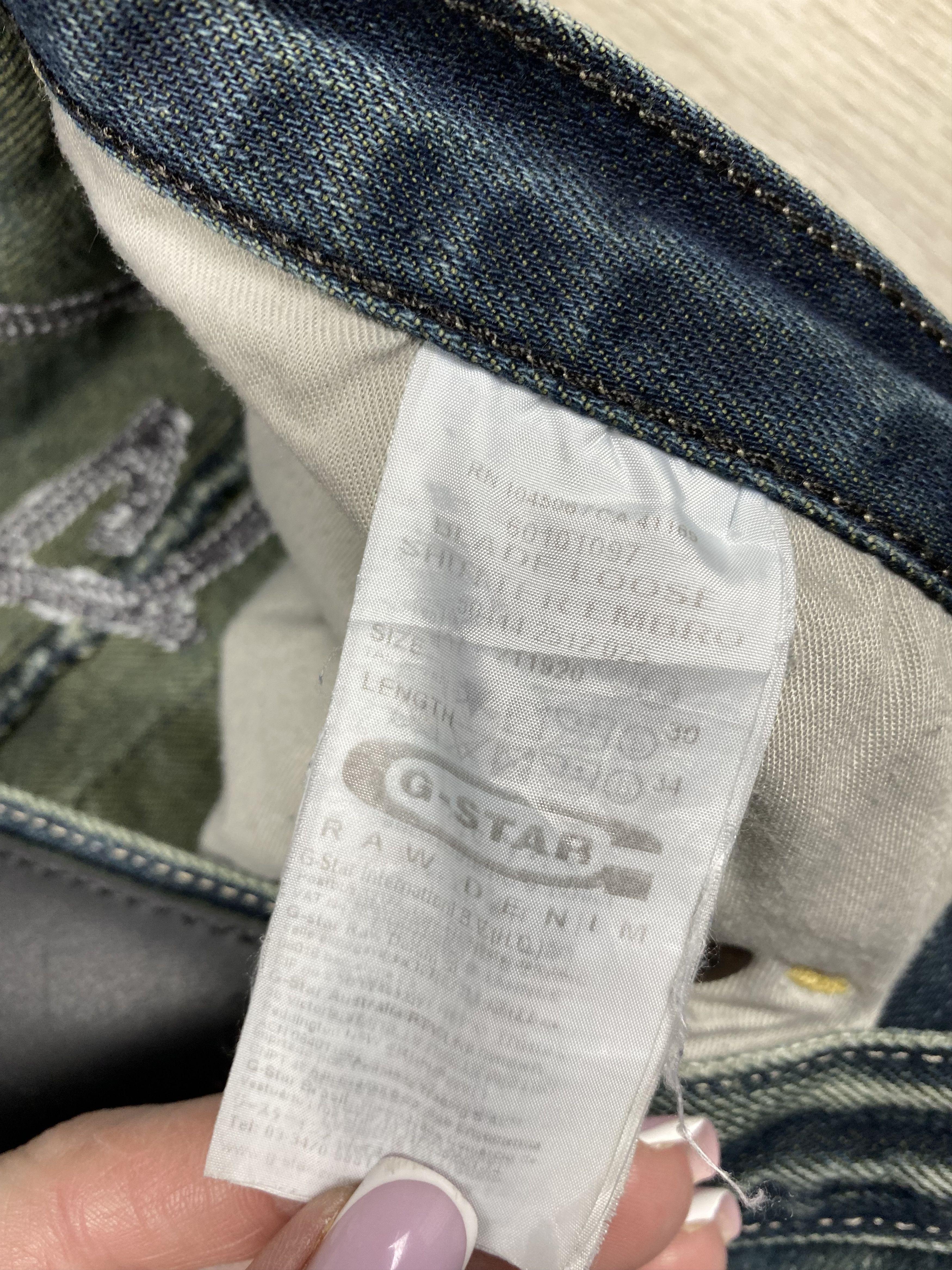 G-Star G-Star Raw Blue Denim Pants Jeans Embroidered Logo Size US 30 / EU 46 - 9 Thumbnail