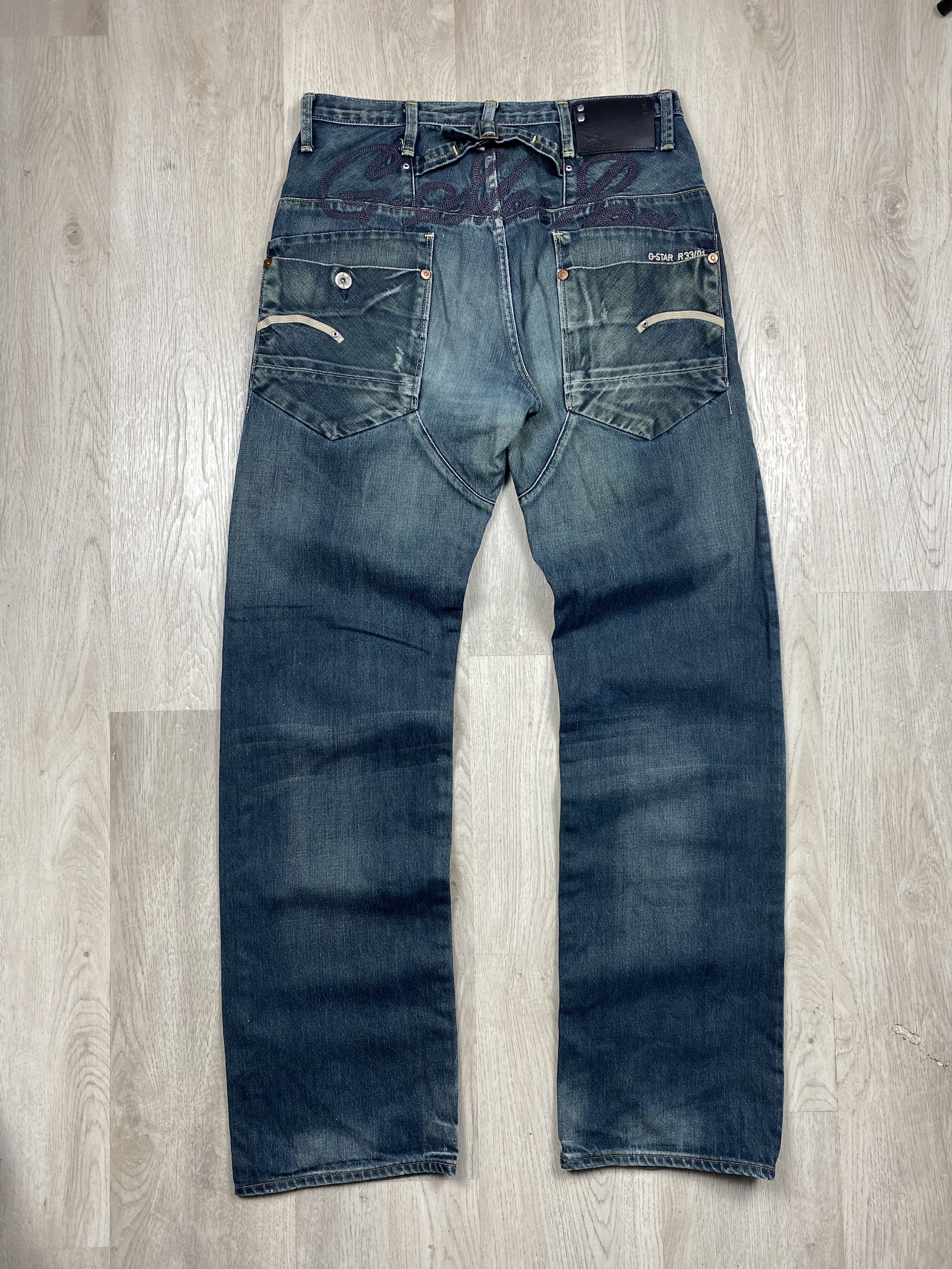 G-Star G-Star Raw Blue Denim Pants Jeans Embroidered Logo Size US 30 / EU 46 - 1 Thumbnail