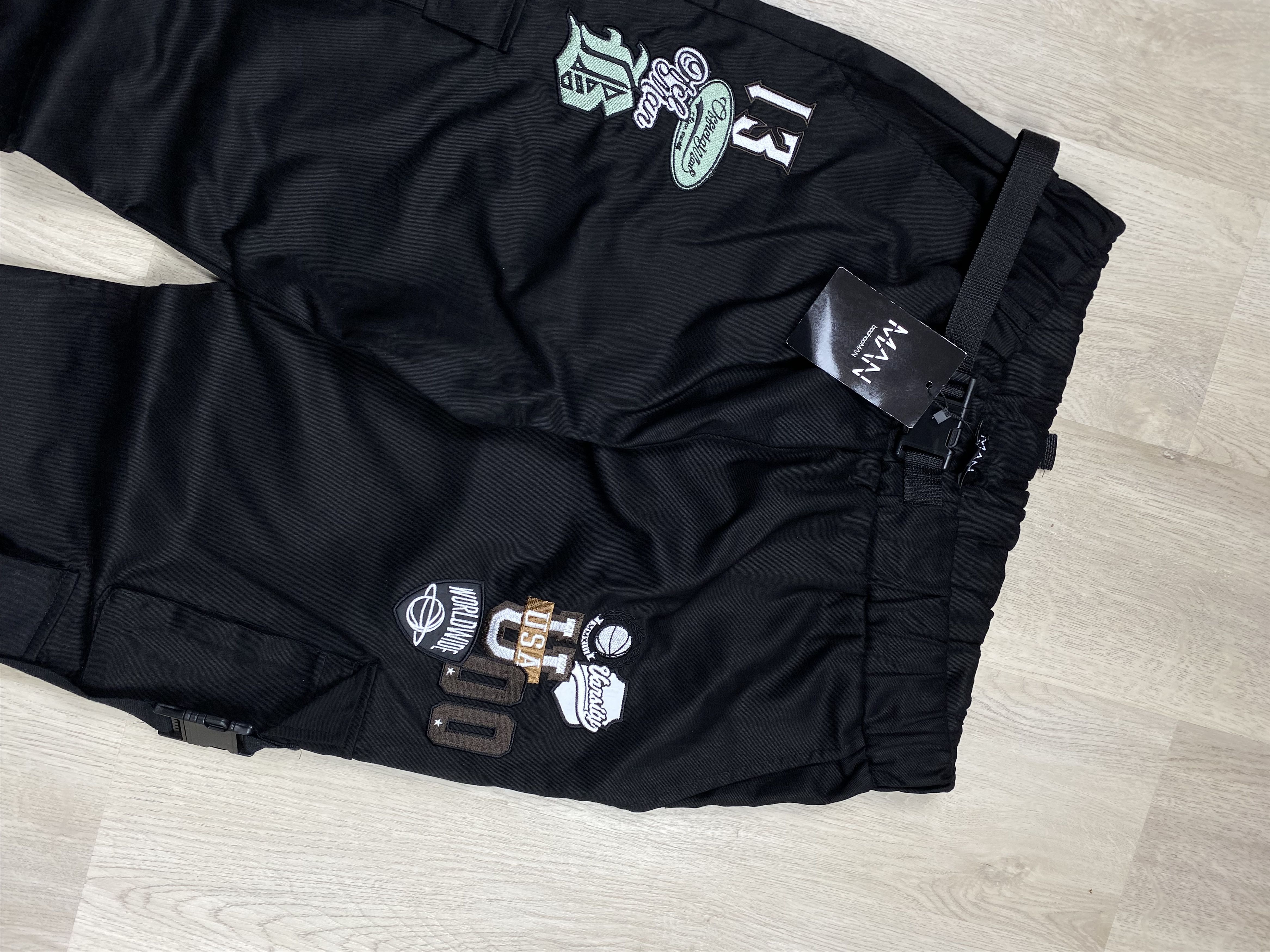 If Six Was Nine Multipocket Baggy Cargo Bondage Pants Y2K Size US 36 / EU 52 - 4 Thumbnail