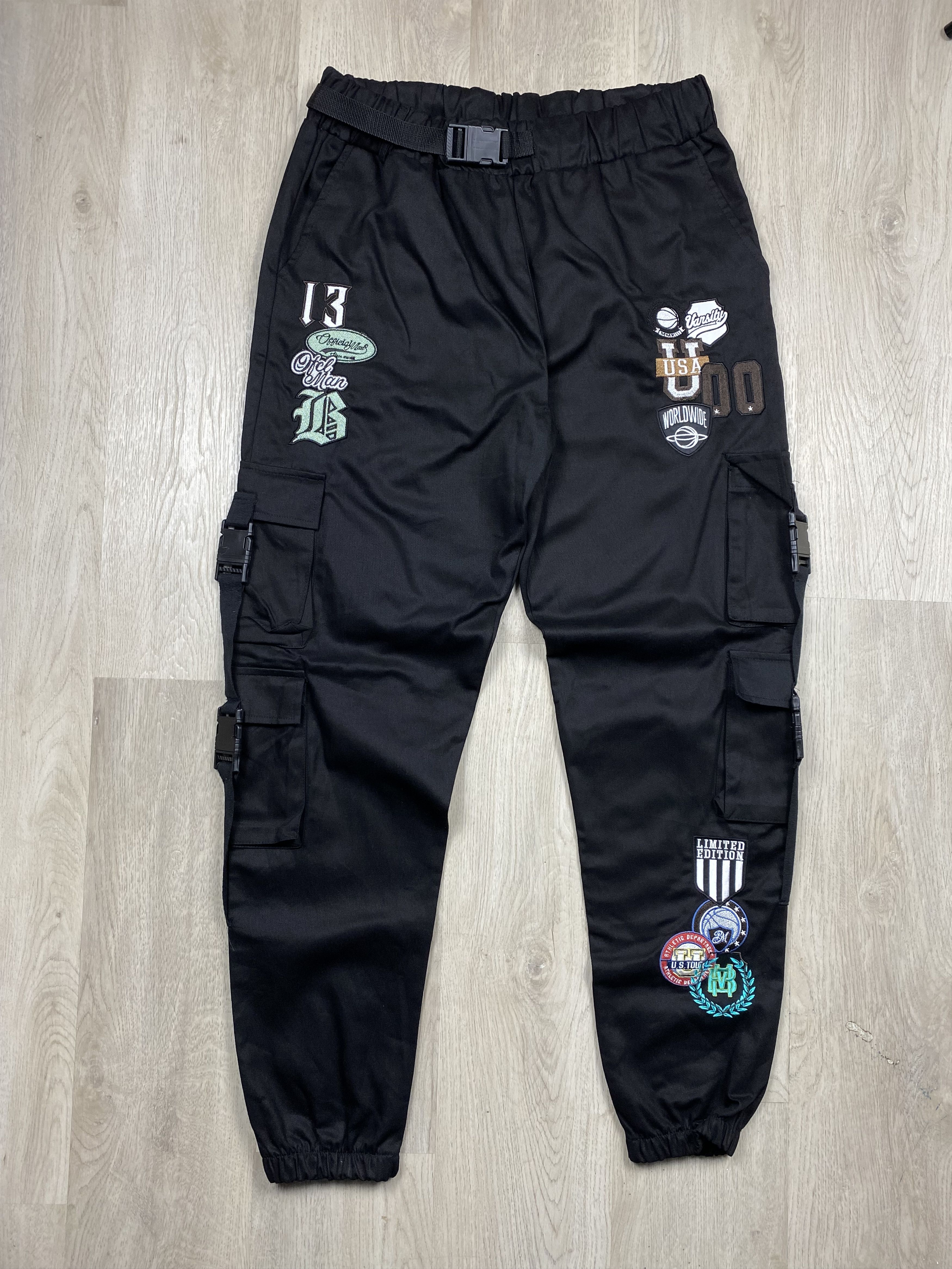 If Six Was Nine Multipocket Baggy Cargo Bondage Pants Y2K Size US 36 / EU 52 - 1 Thumbnail