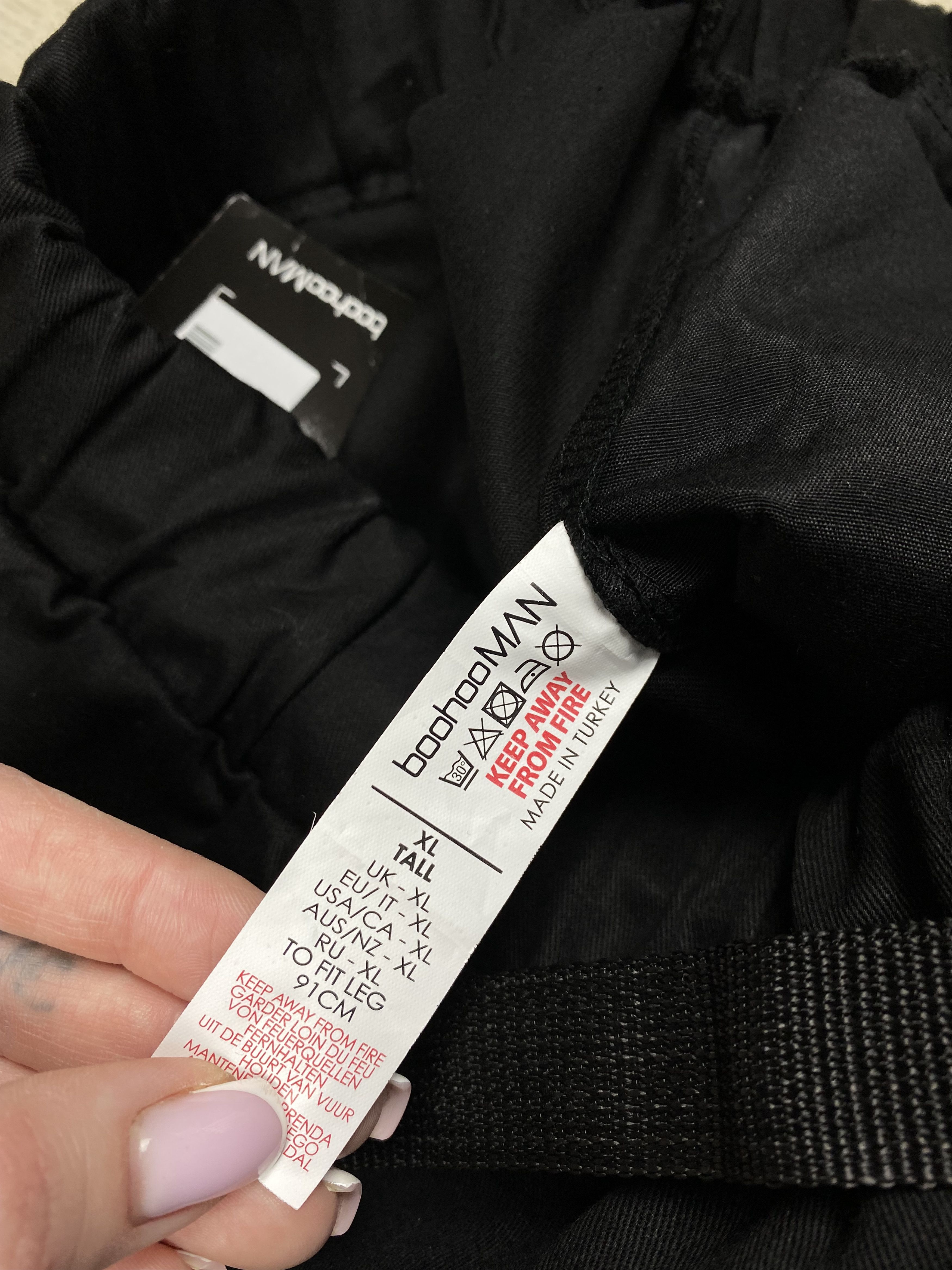 If Six Was Nine Multipocket Baggy Cargo Bondage Pants Y2K Size US 36 / EU 52 - 8 Thumbnail