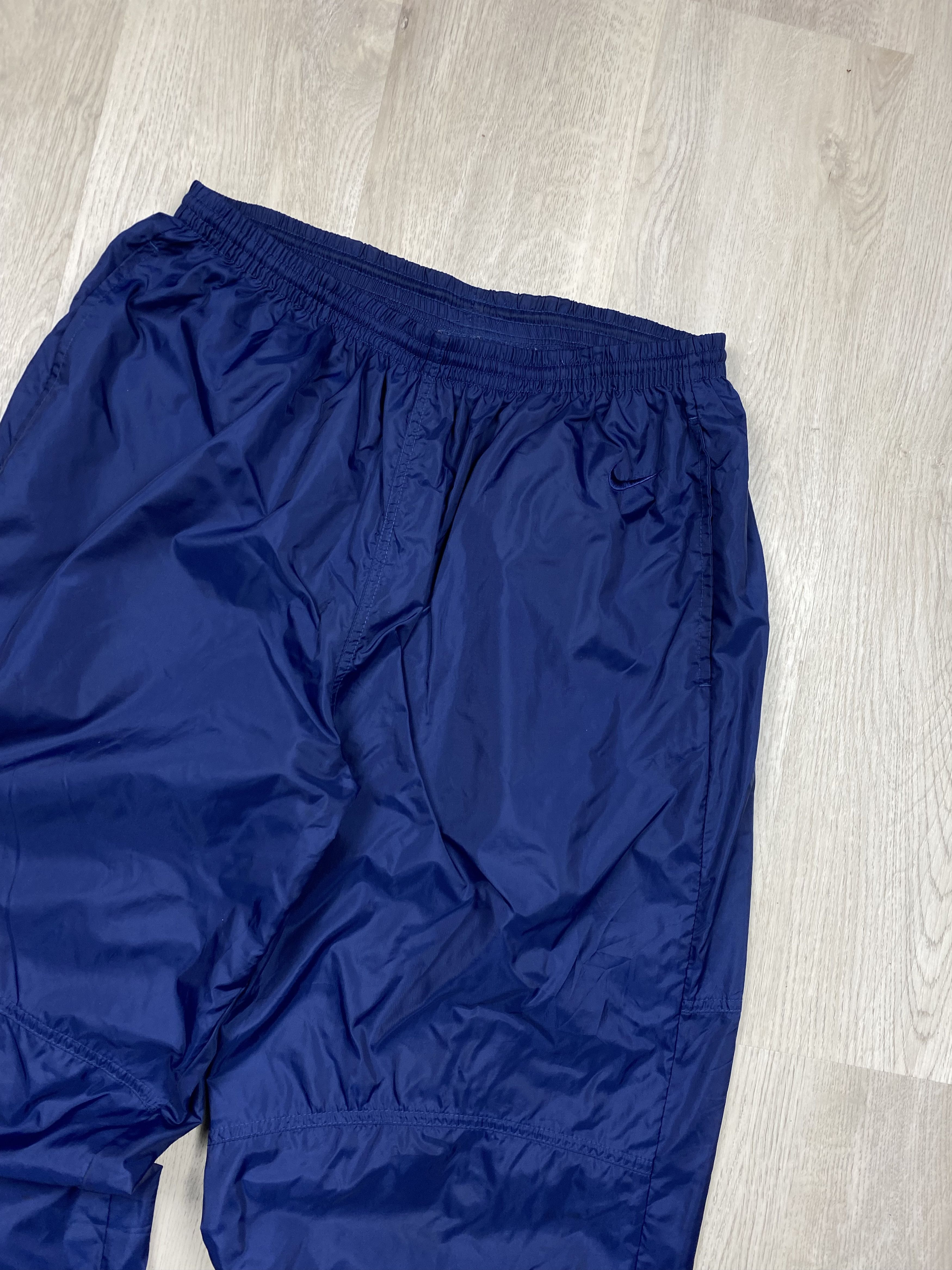 Nike Nike 90s Vintage Mens Nylon Track Pants Y2K Drill Size US 36 / EU 52 - 2 Thumbnail