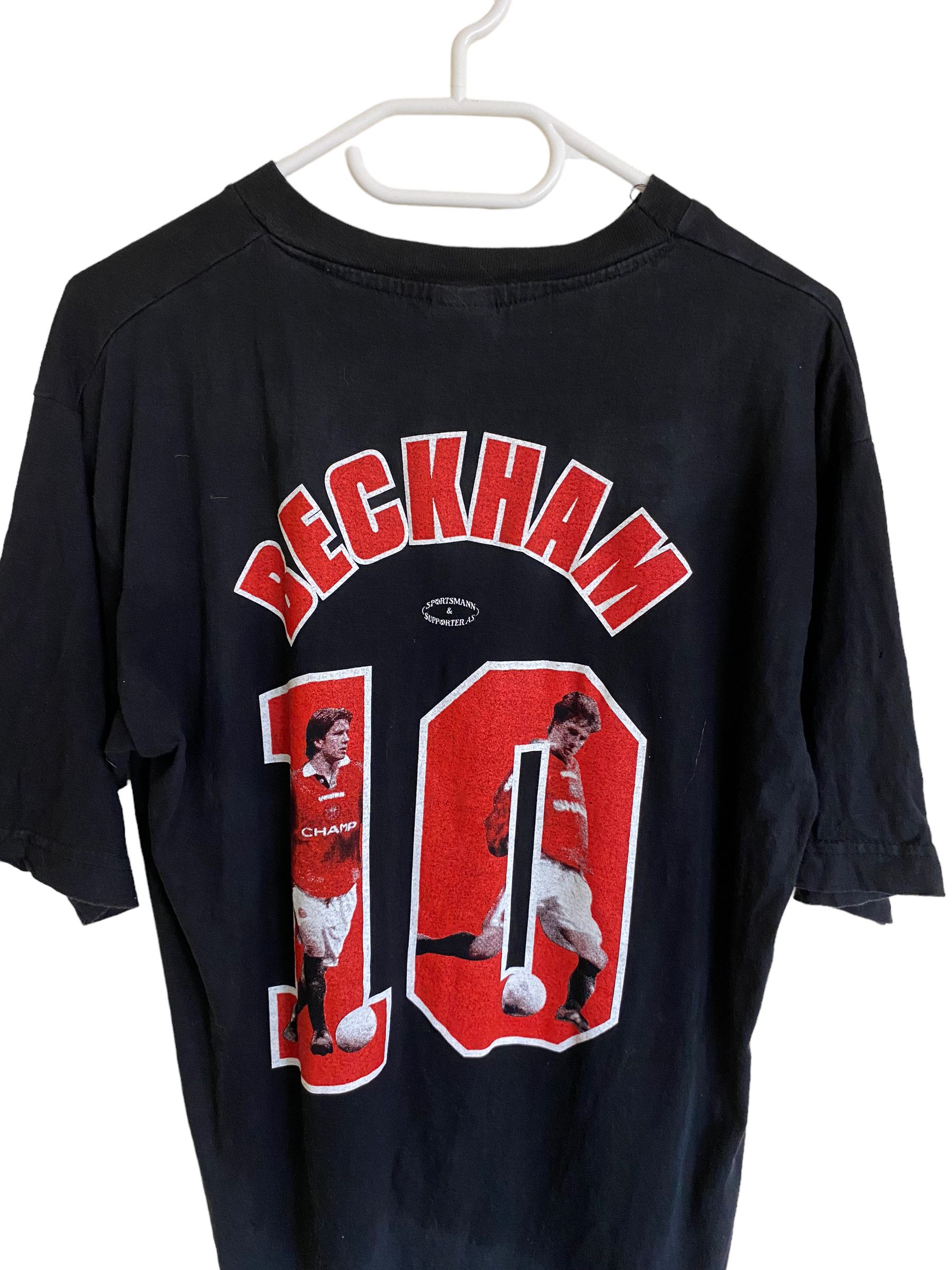 David Beckham × Vintage 90s' vintage Beckham Manu doublesided tee, size L Size US L / EU 52-54 / 3 - 2 Thumbnail