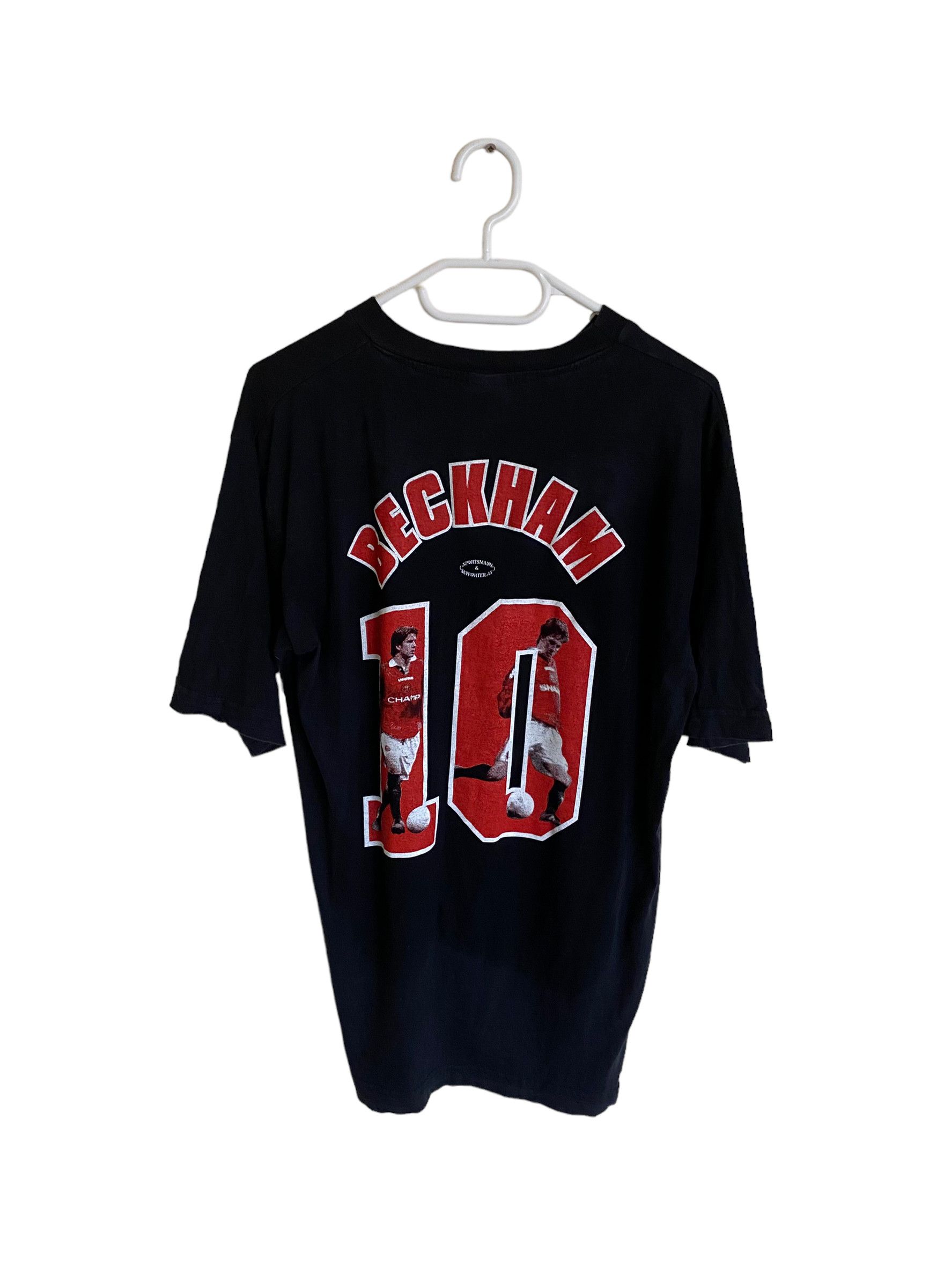 David Beckham × Vintage 90s' vintage Beckham Manu doublesided tee, size L Size US L / EU 52-54 / 3 - 3 Thumbnail
