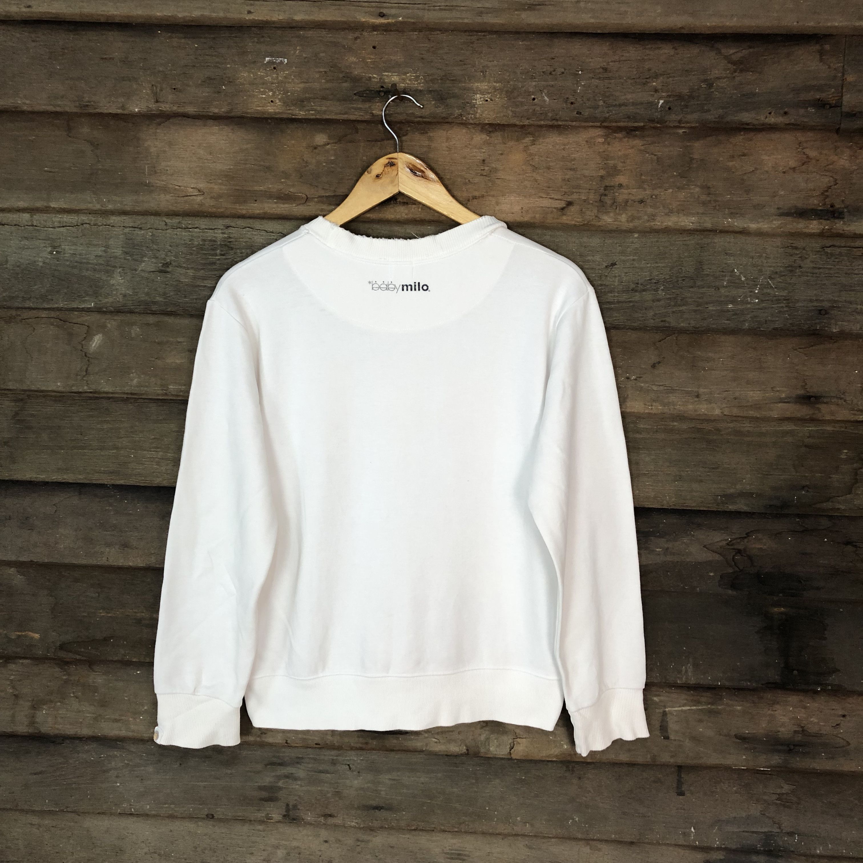 Japanese Brand DL Baby Milo vintage ripped distressed Sweatshirt #6920 Size US S / EU 44-46 / 1 - 10 Thumbnail