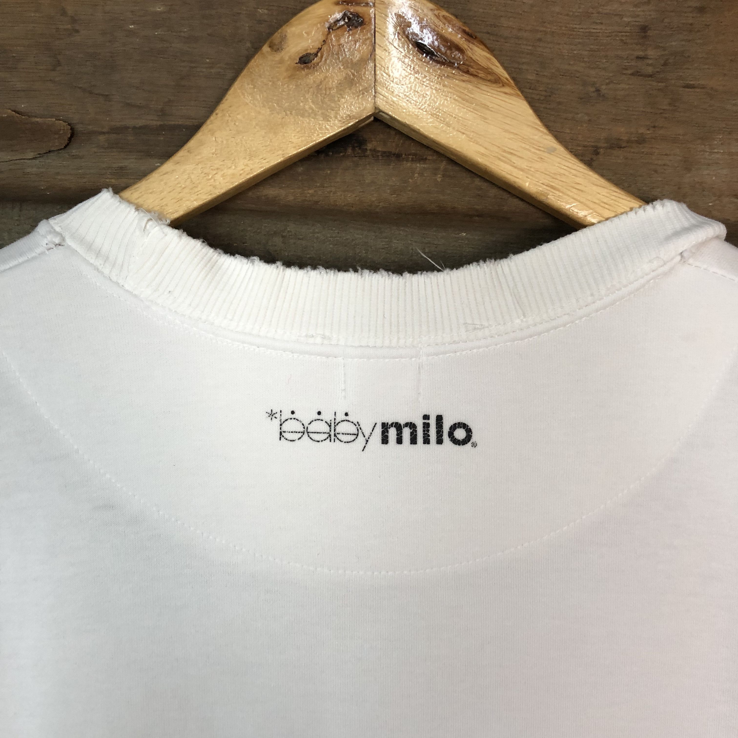 Japanese Brand DL Baby Milo vintage ripped distressed Sweatshirt #6920 Size US S / EU 44-46 / 1 - 11 Thumbnail